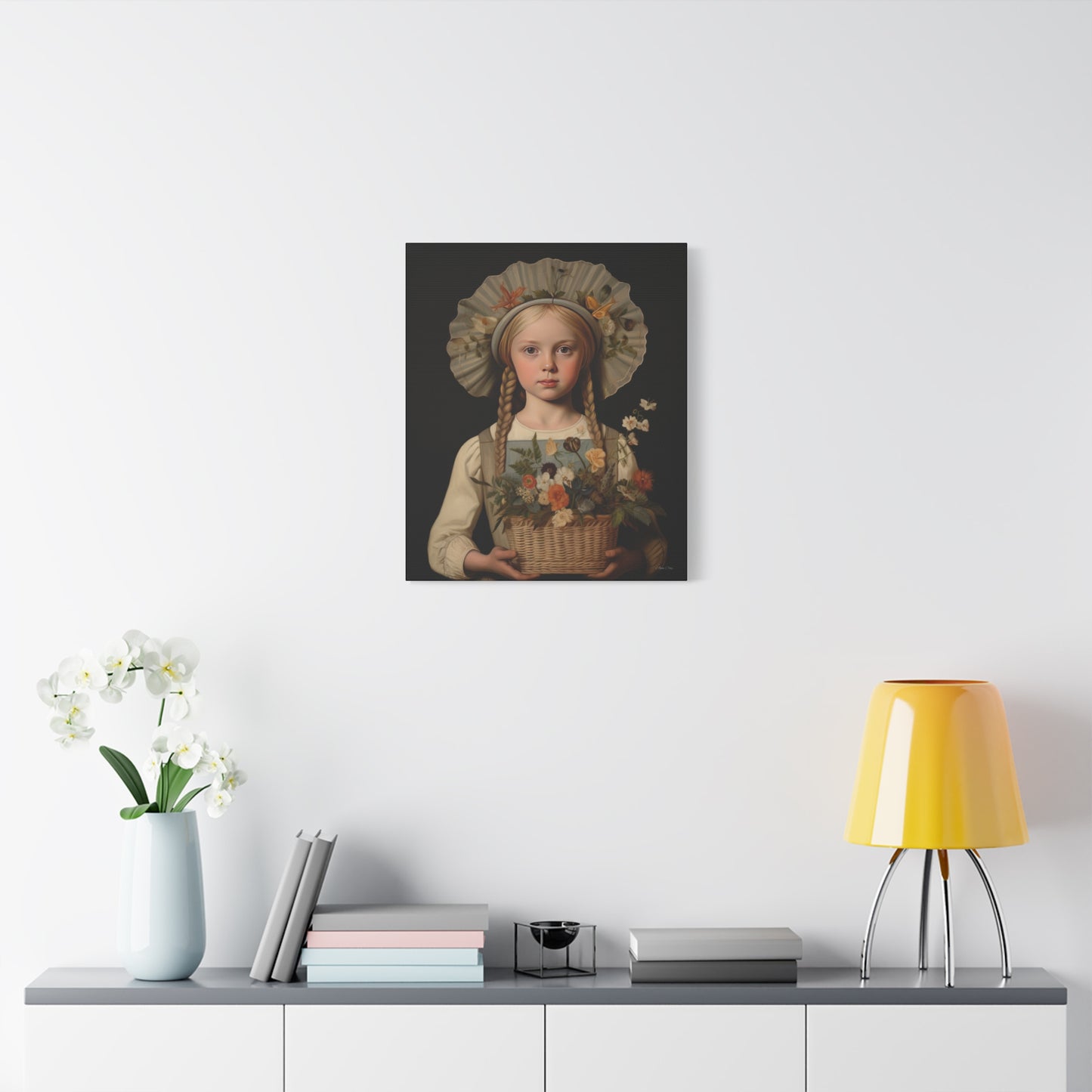 Flower Girl Matte Canvas, Stretched, 1.25"