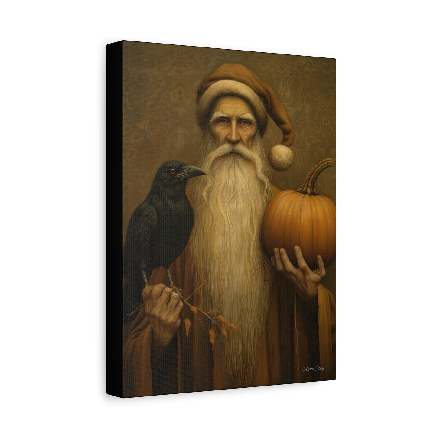 Autumnal Matte Canvas Art, Rustic Decor, Halloween Wall Art, Fall Home Decor, Perfect for Thanksgiving, Harvest Celebrations