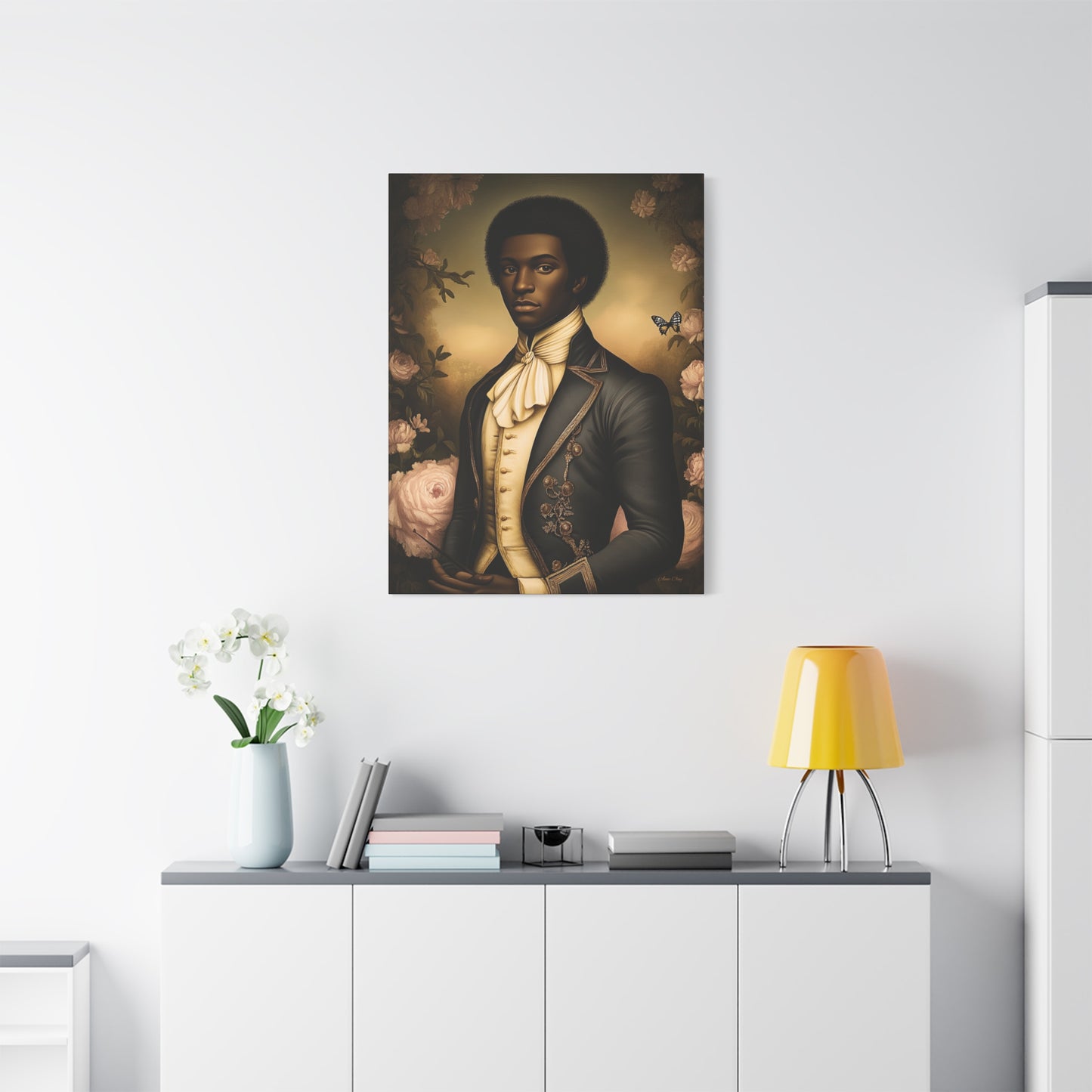Elias Thorne – 18th Century Black Colonial Portrait | Bellewood Wall Art