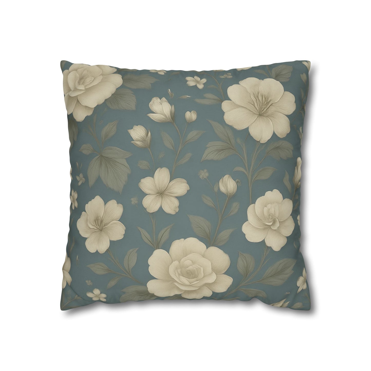 Floral Throw Pillow, Cozy Home Décor, Gift for Her, Vintage Cushion, Living Room Accent, Wedding Decor, Boho Pillows