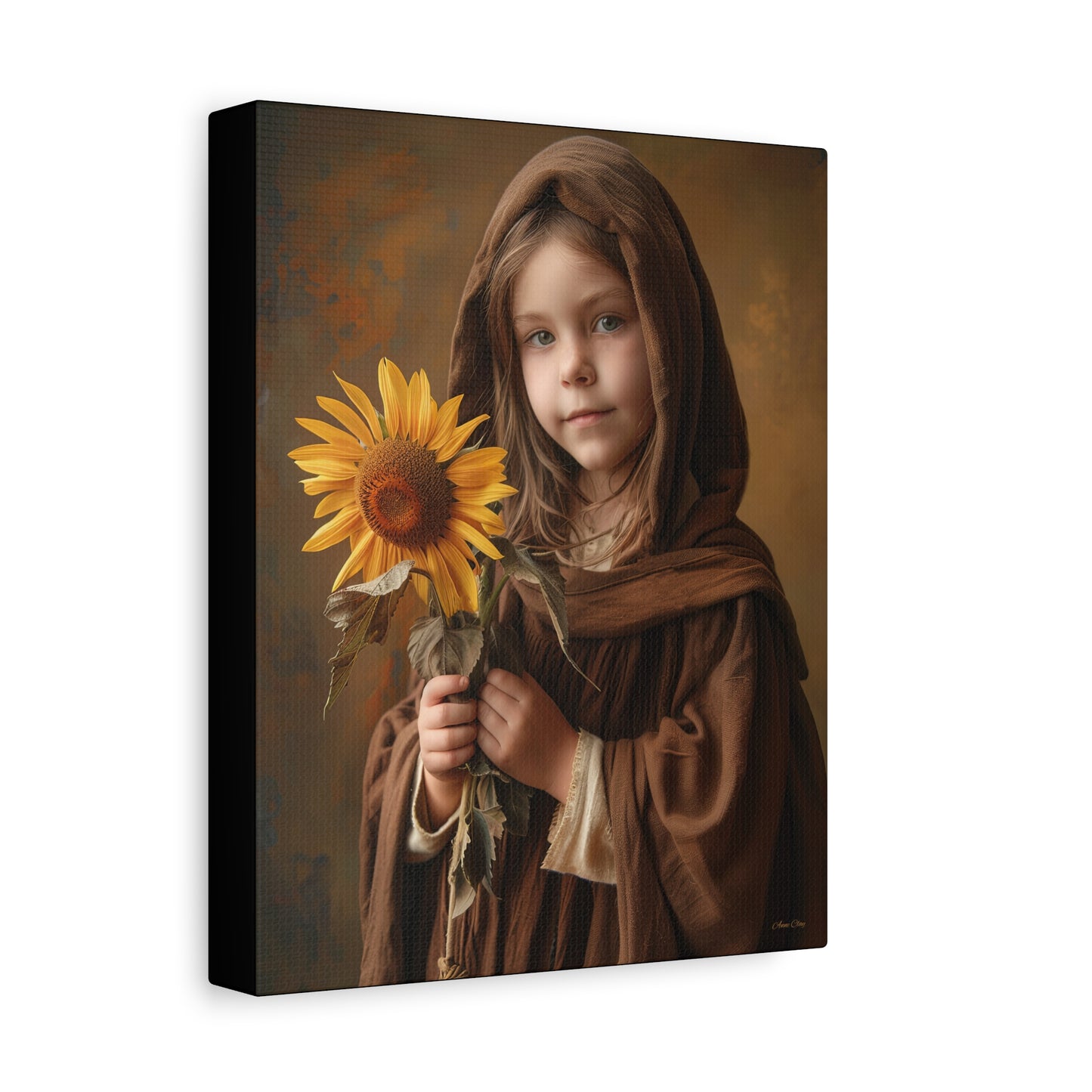 Sandy Sunflower Matte Canvas, Stretched, 1.25"