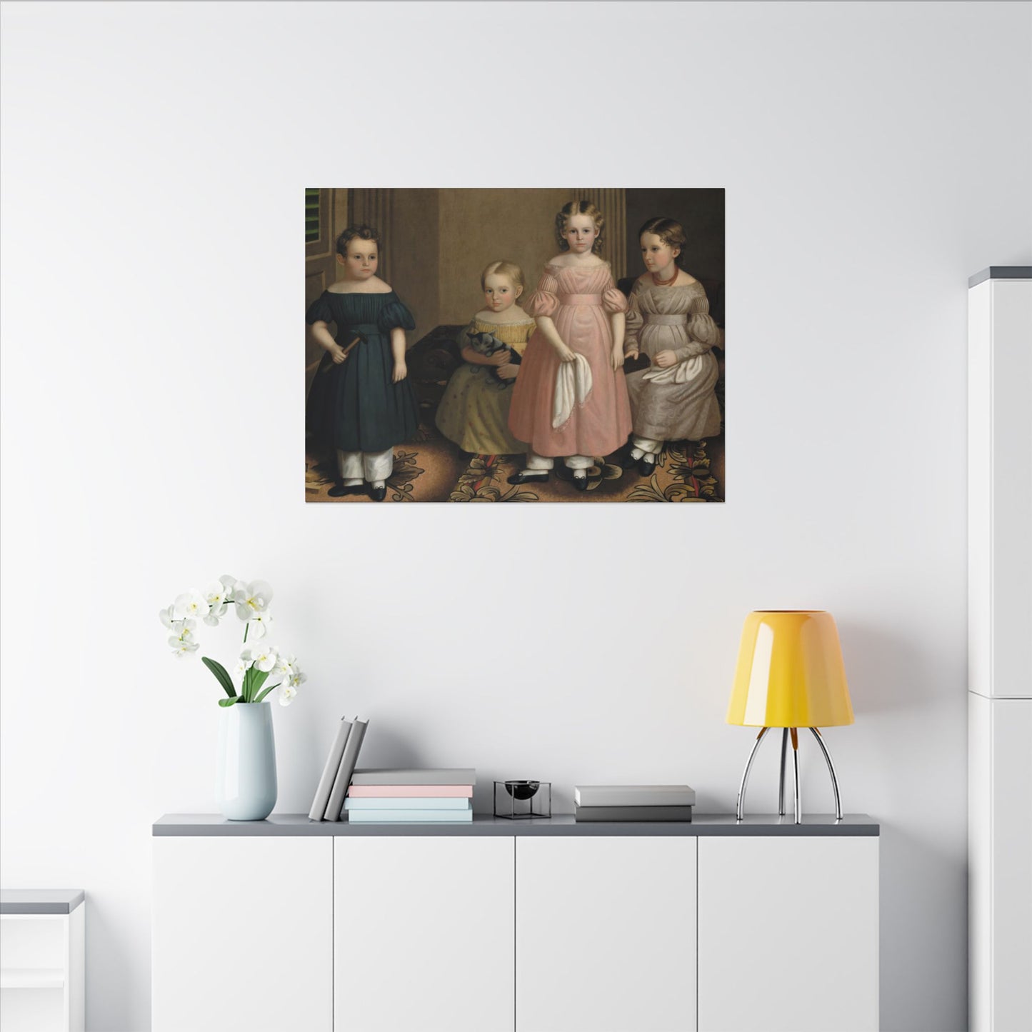 The Alling Children Matte Canvas, Stretched, 0.75"