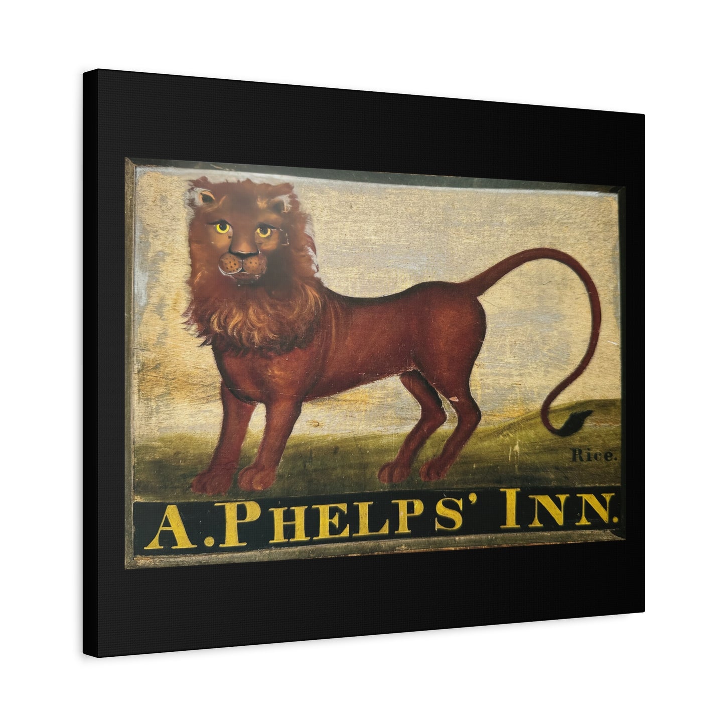 A. Phelps Inn Matte Canvas, Stretched, 1.25"
