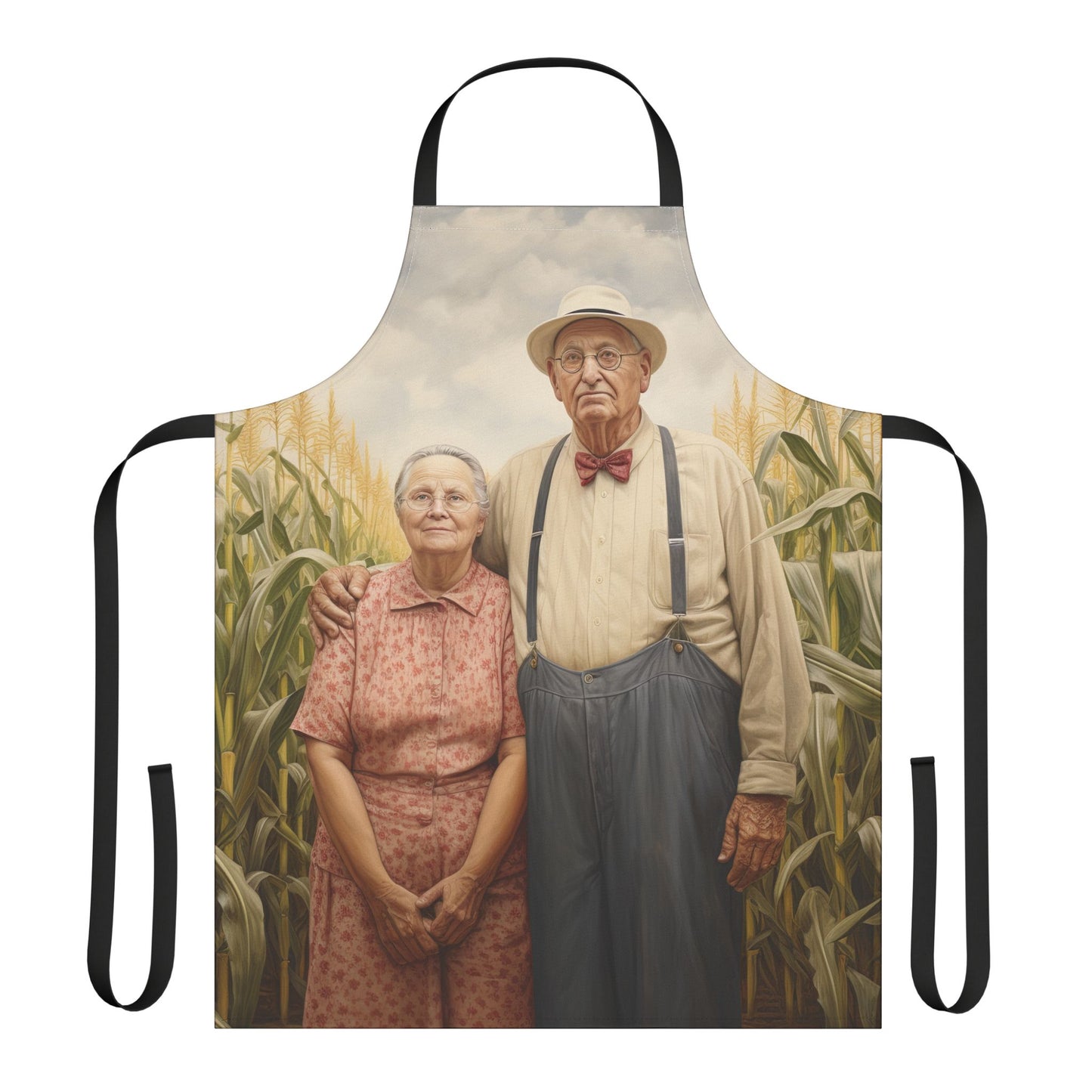 Farm Couple Apron Perfect Gift for Family Gatherings and Cooking Enthusiasts