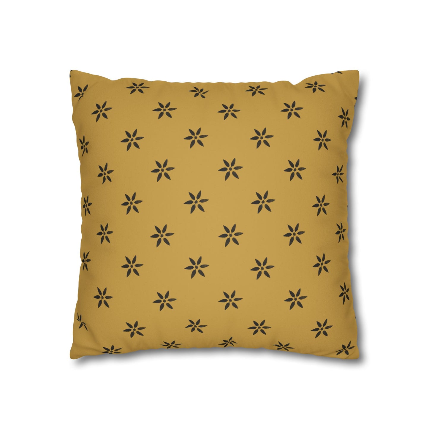Faux Suede Square Pillowcase