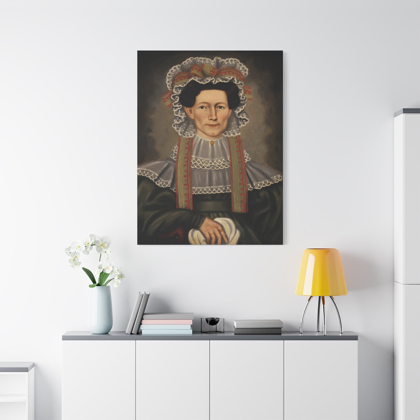 Vintage Portrait Canvas Art - Stretched Wall Decor for Home & Office