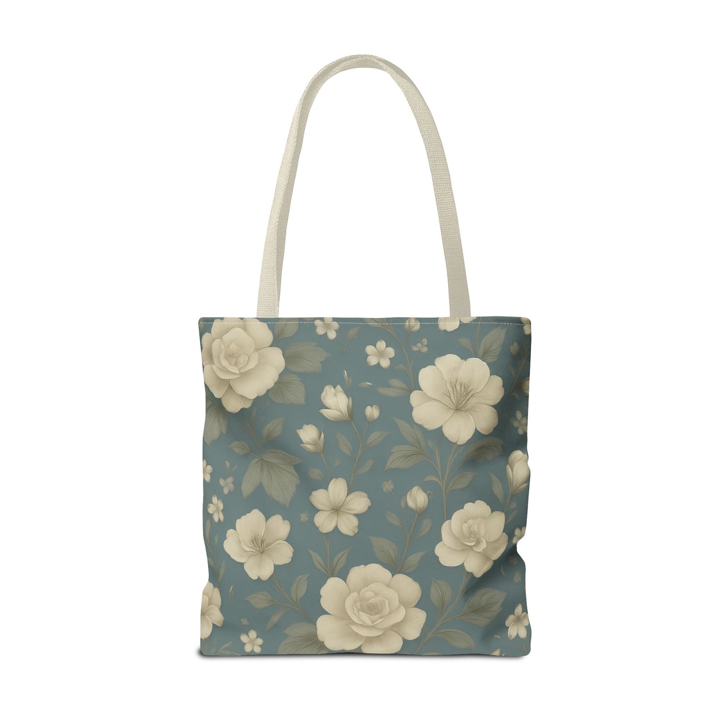 Floral Canvas Tote Bag - Ideal for Everyday Use, Beach Days, Gift for Her, Shopping, Eco-Friendly