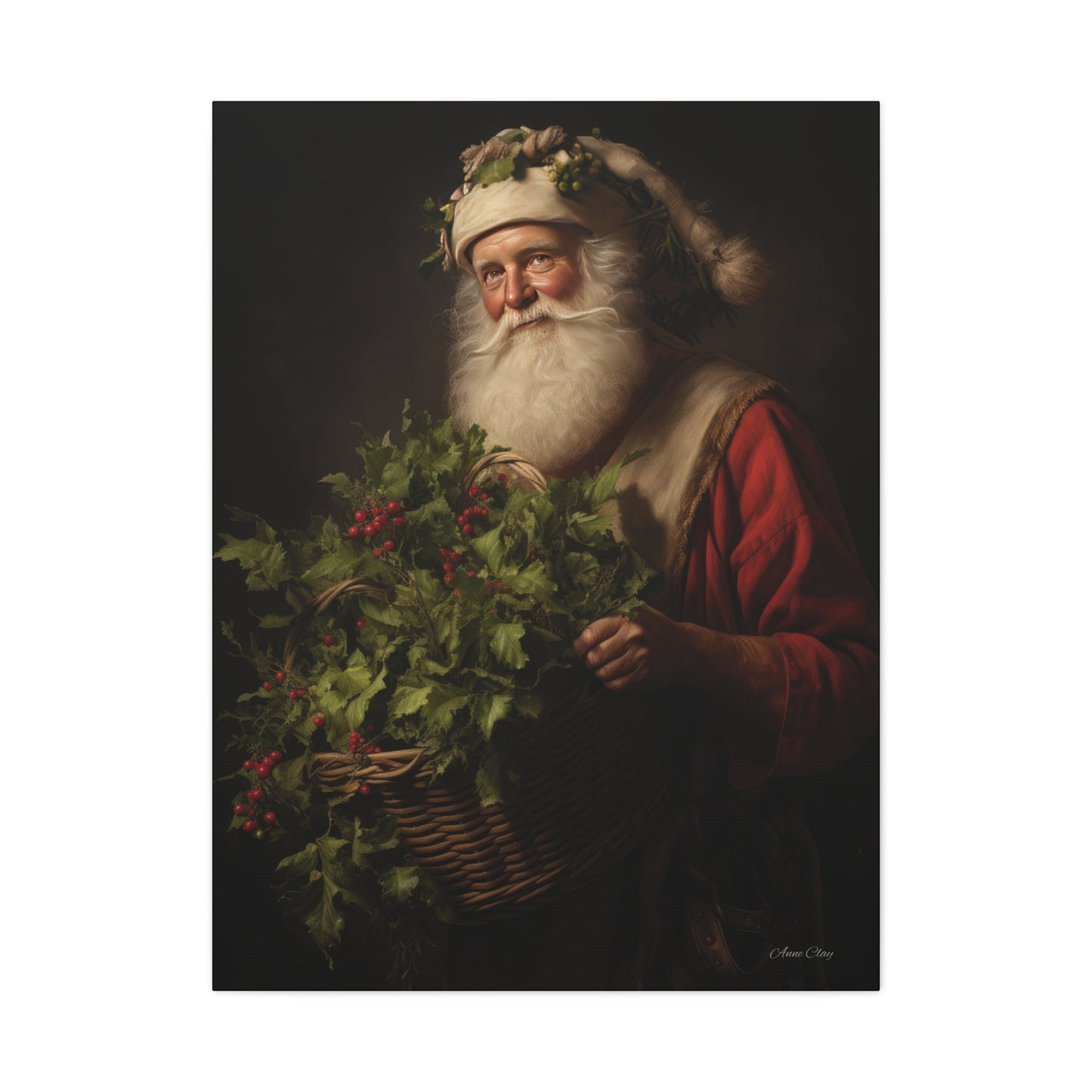 Unconventional Santa Matte Canvas, Stretched, 1.25"