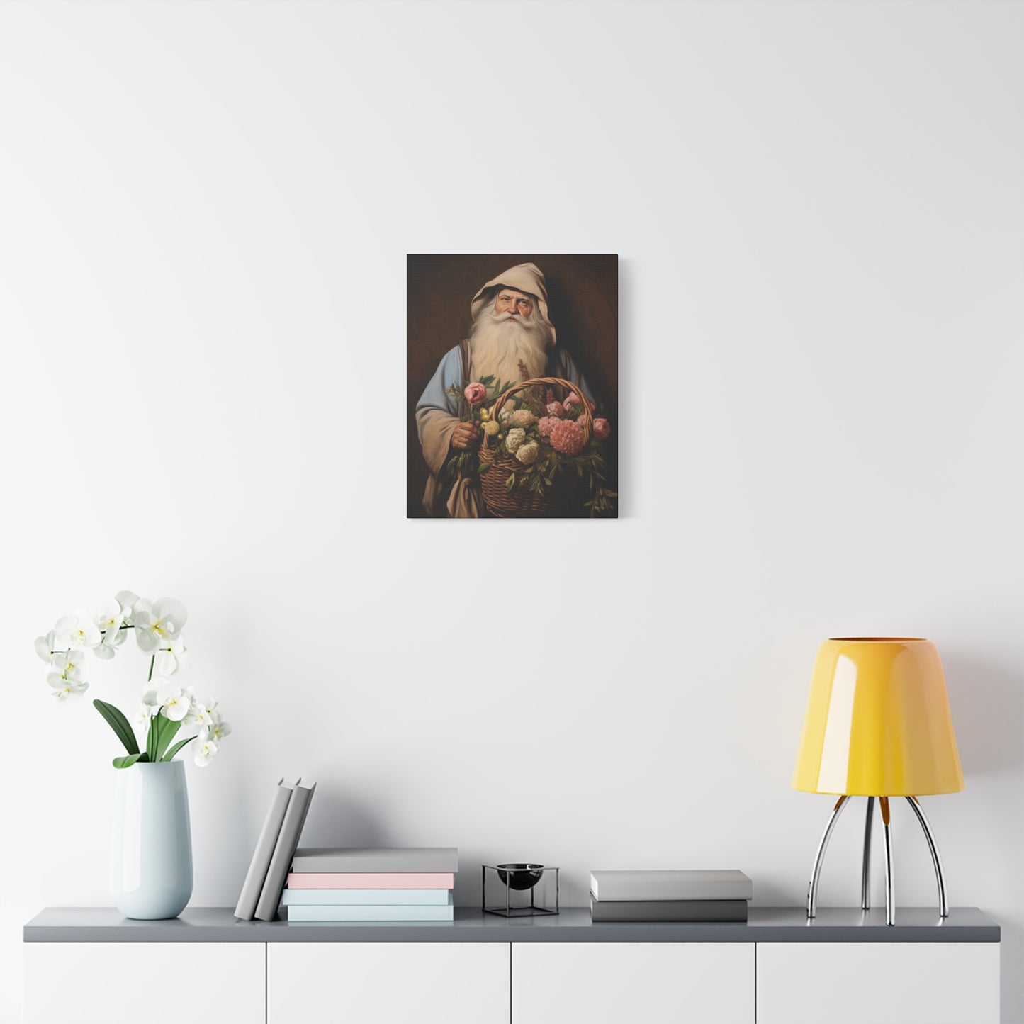 Gardener Santa Matte Canvas, Stretched, 1.25"