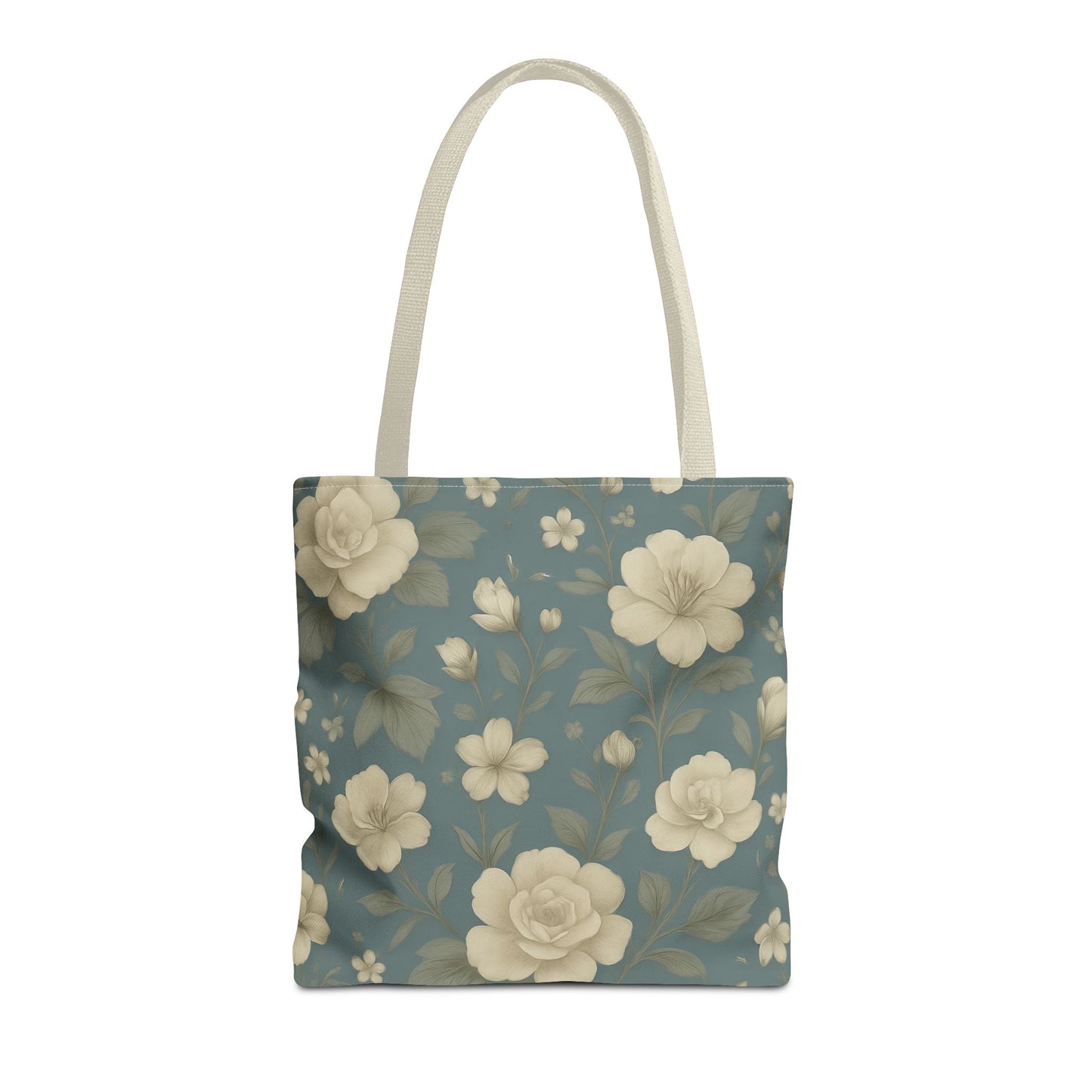 Floral Canvas Tote Bag - Ideal for Everyday Use, Beach Days, Gift for Her, Shopping, Eco-Friendly