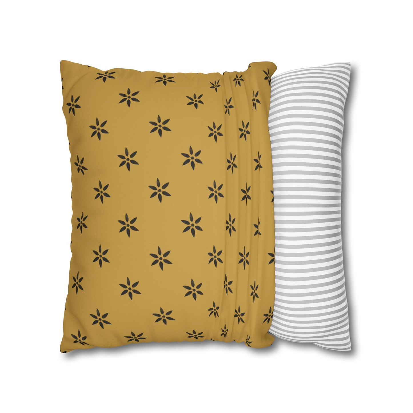 Faux Suede Square Pillowcase