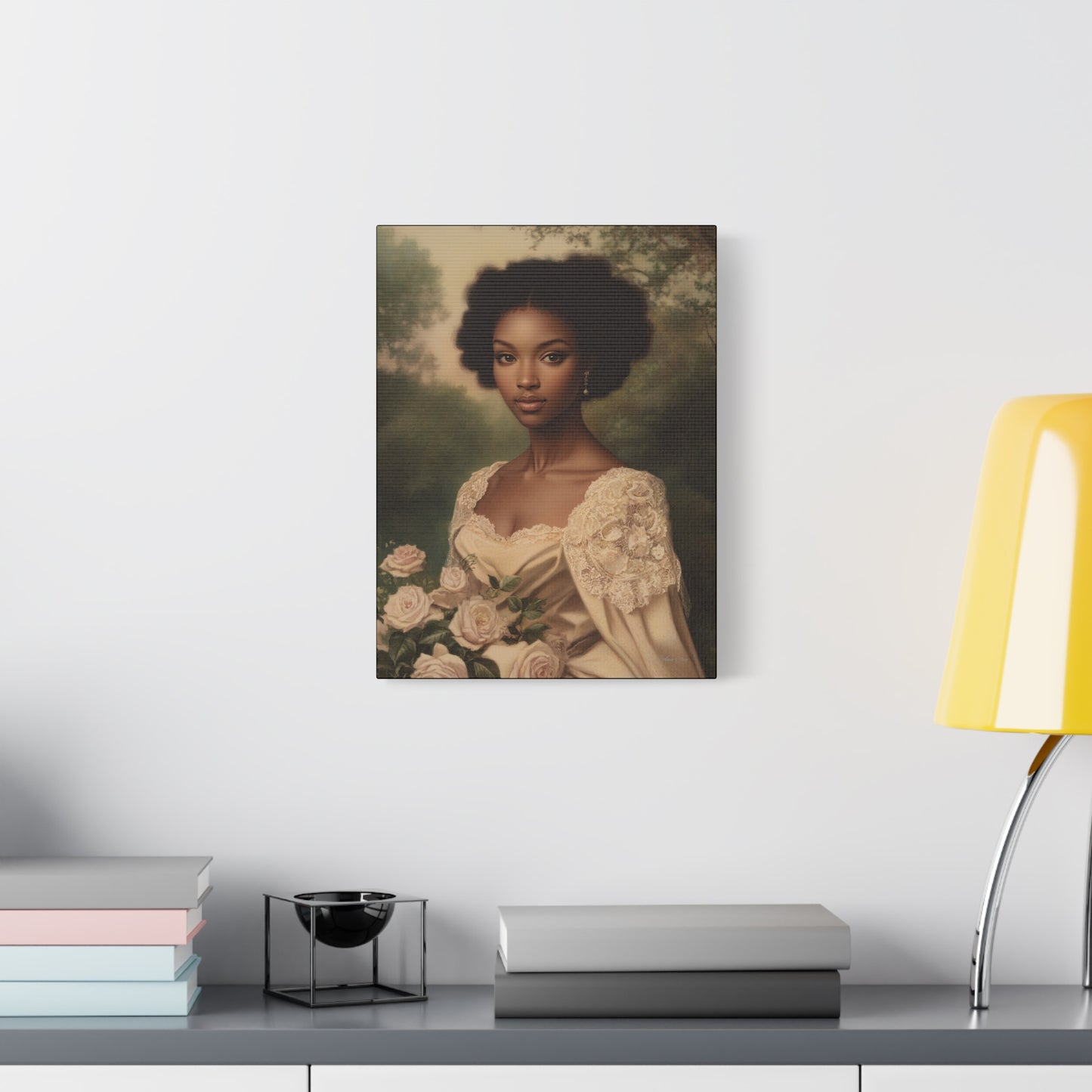 Elegant Floral Canvas Art, Stunning Wall Decor, Home Decor, Bedroom Art, Gift for Her, Wedding Gift, Floral Print