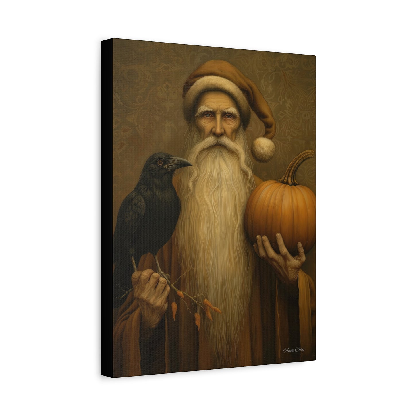 Autumnal Matte Canvas Art, Rustic Decor, Halloween Wall Art, Fall Home Decor, Perfect for Thanksgiving, Harvest Celebrations