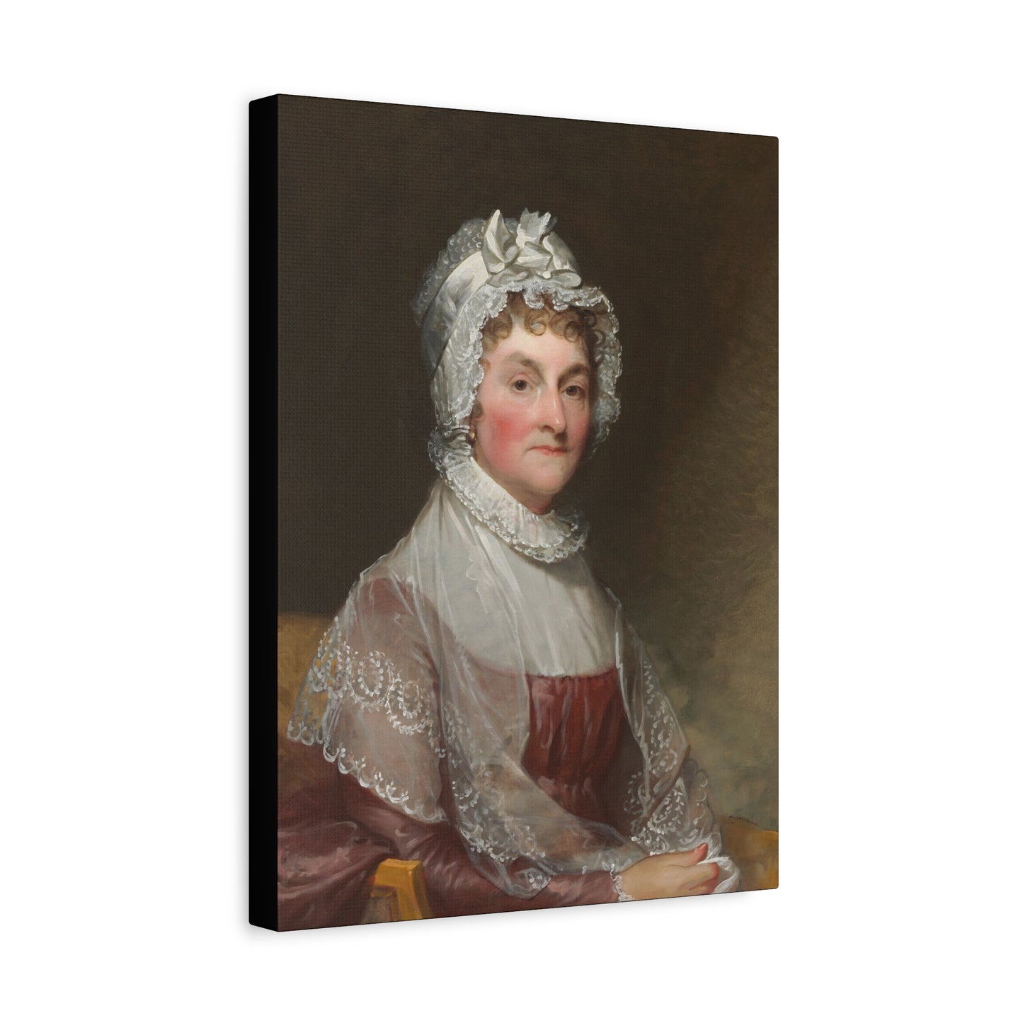 Abigail Adams wife of President John Adams Canvas Wall Art - Elegant Vintage Portrait of a Lady