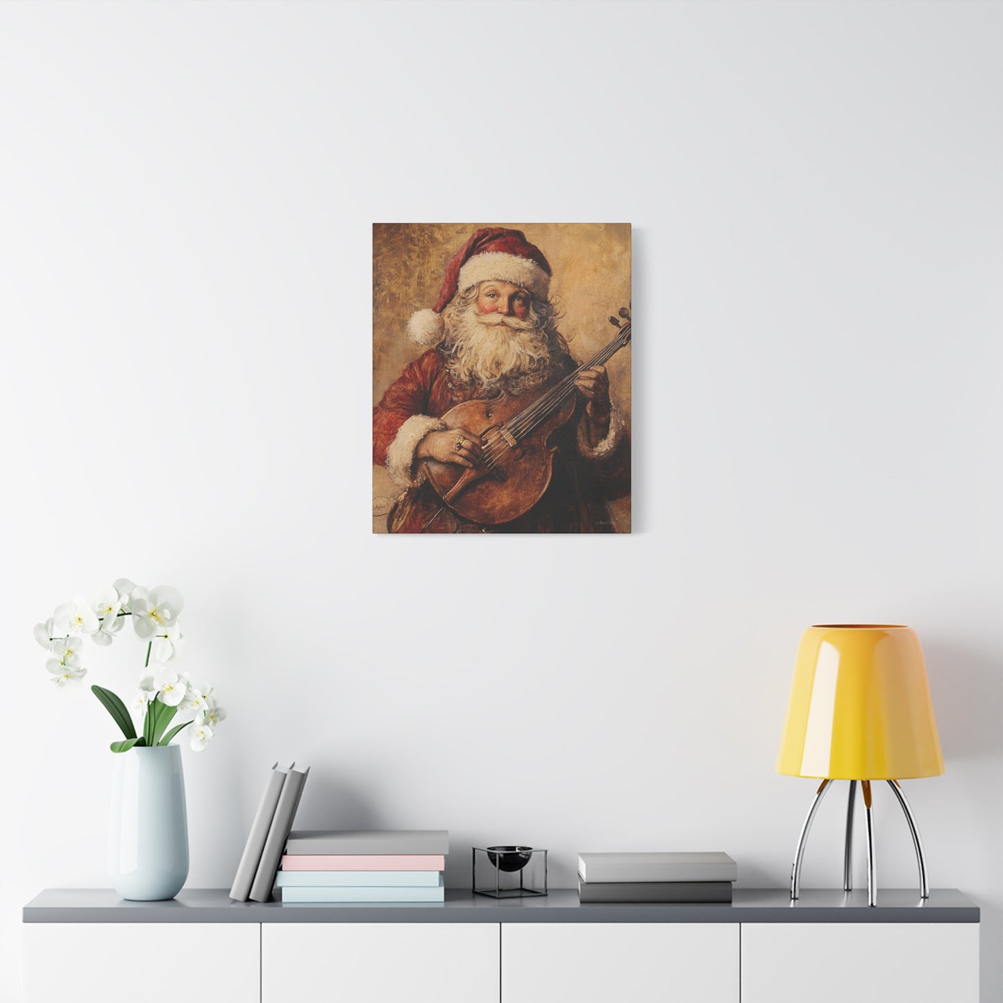Nashville Santa Matte Canvas, Stretched, 1.25"