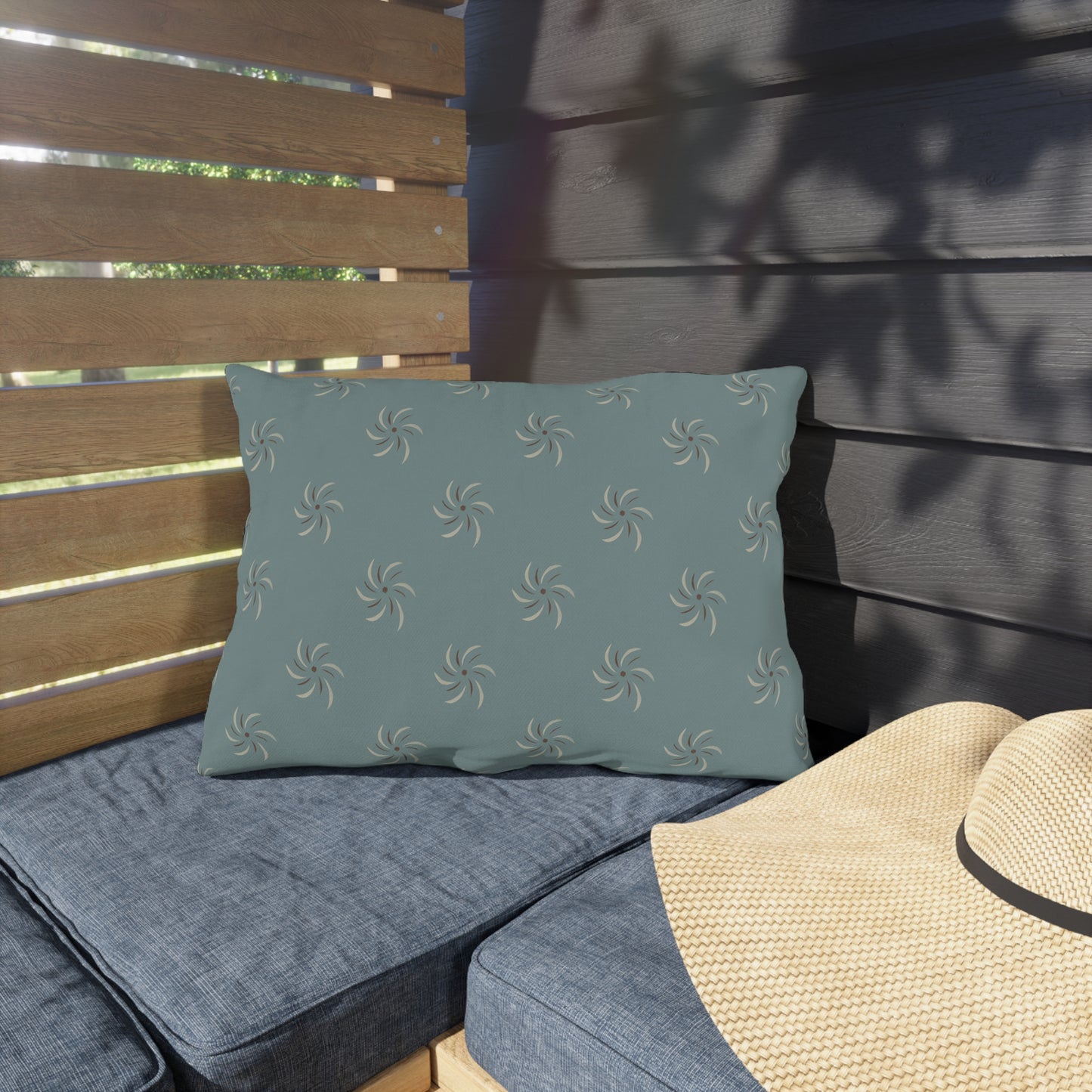 Cozy Outdoor Pillows with Swirl Design - Perfect for Patios and Gardens