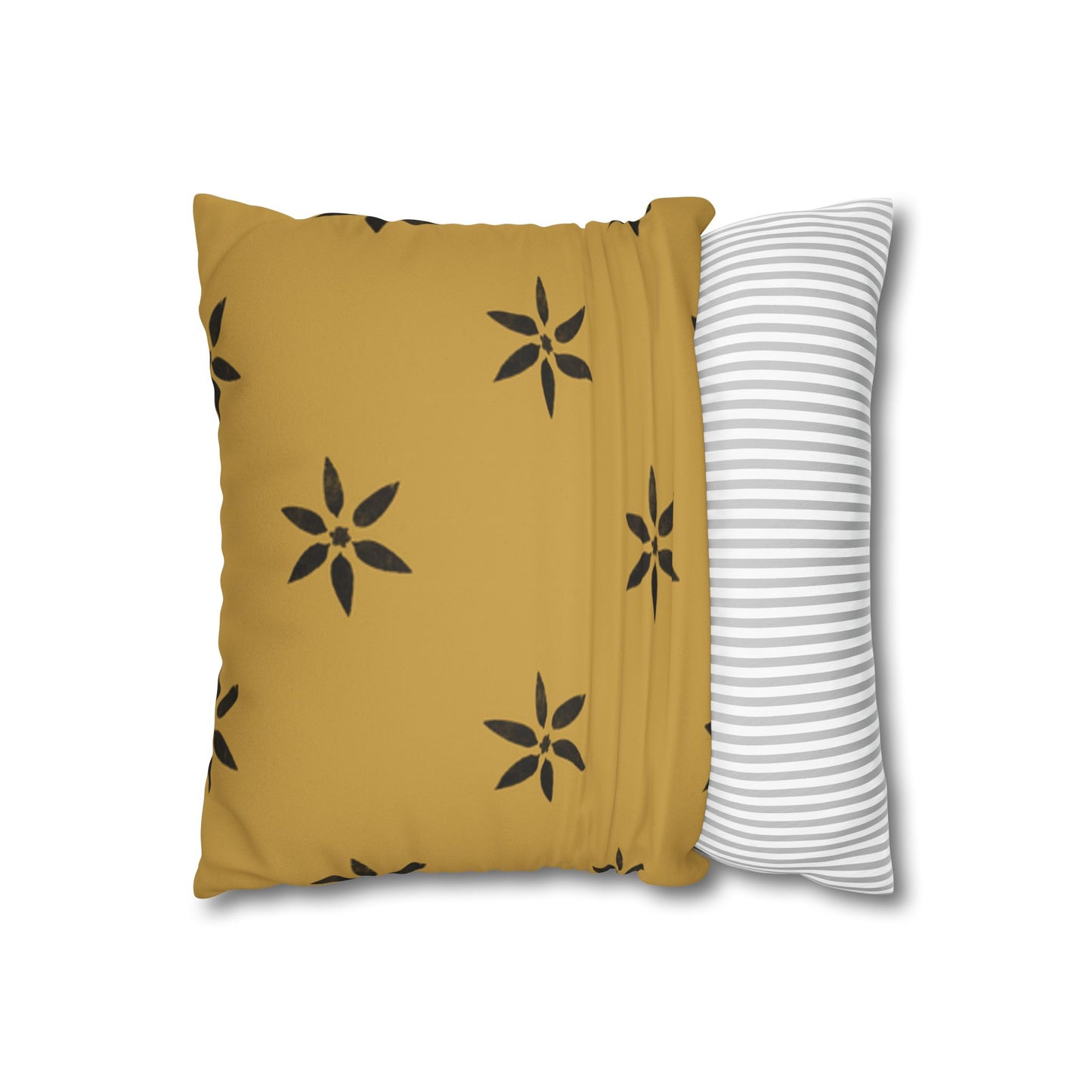 Faux Suede Square Pillowcase