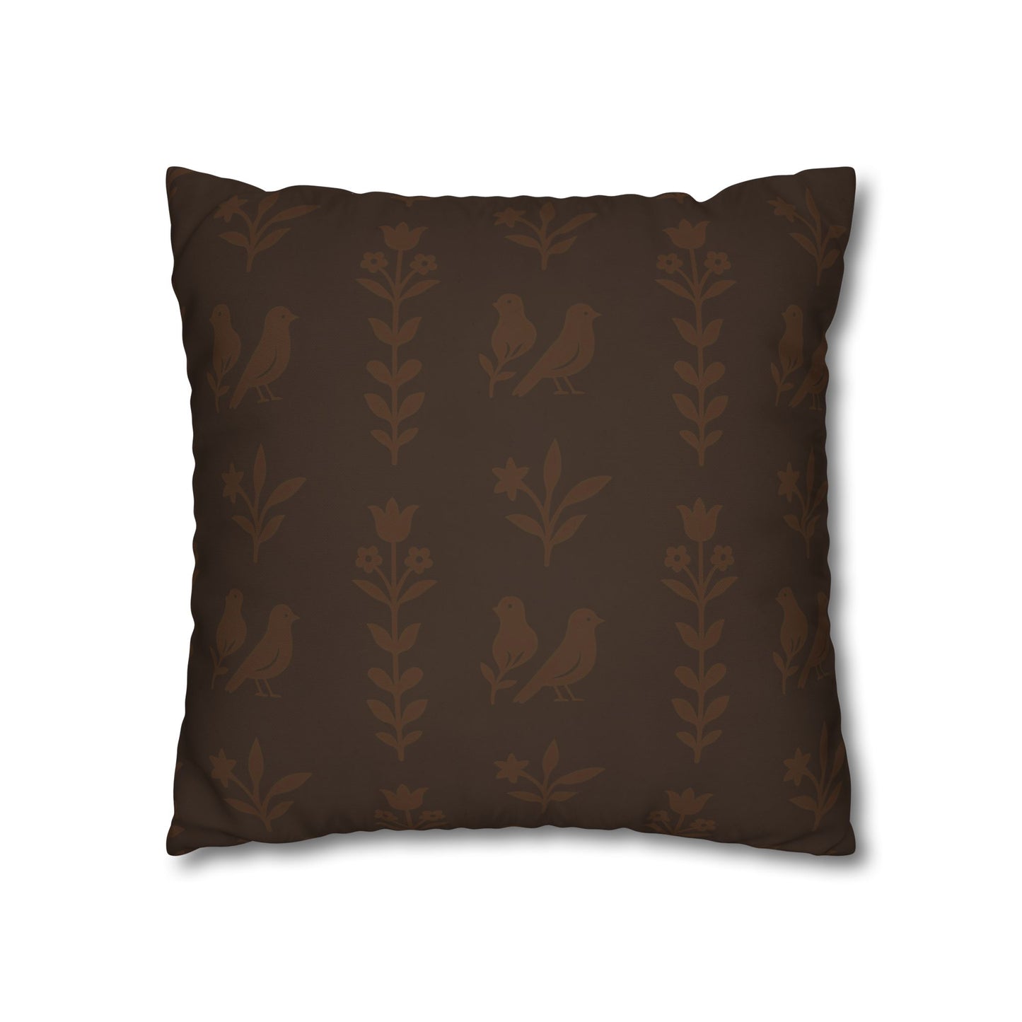Bohemian Floral Pillowcase, Art Decor Cushion Cover, Cozy Home Accent, Gift for Housewarming, Relaxing Bedroom Decor