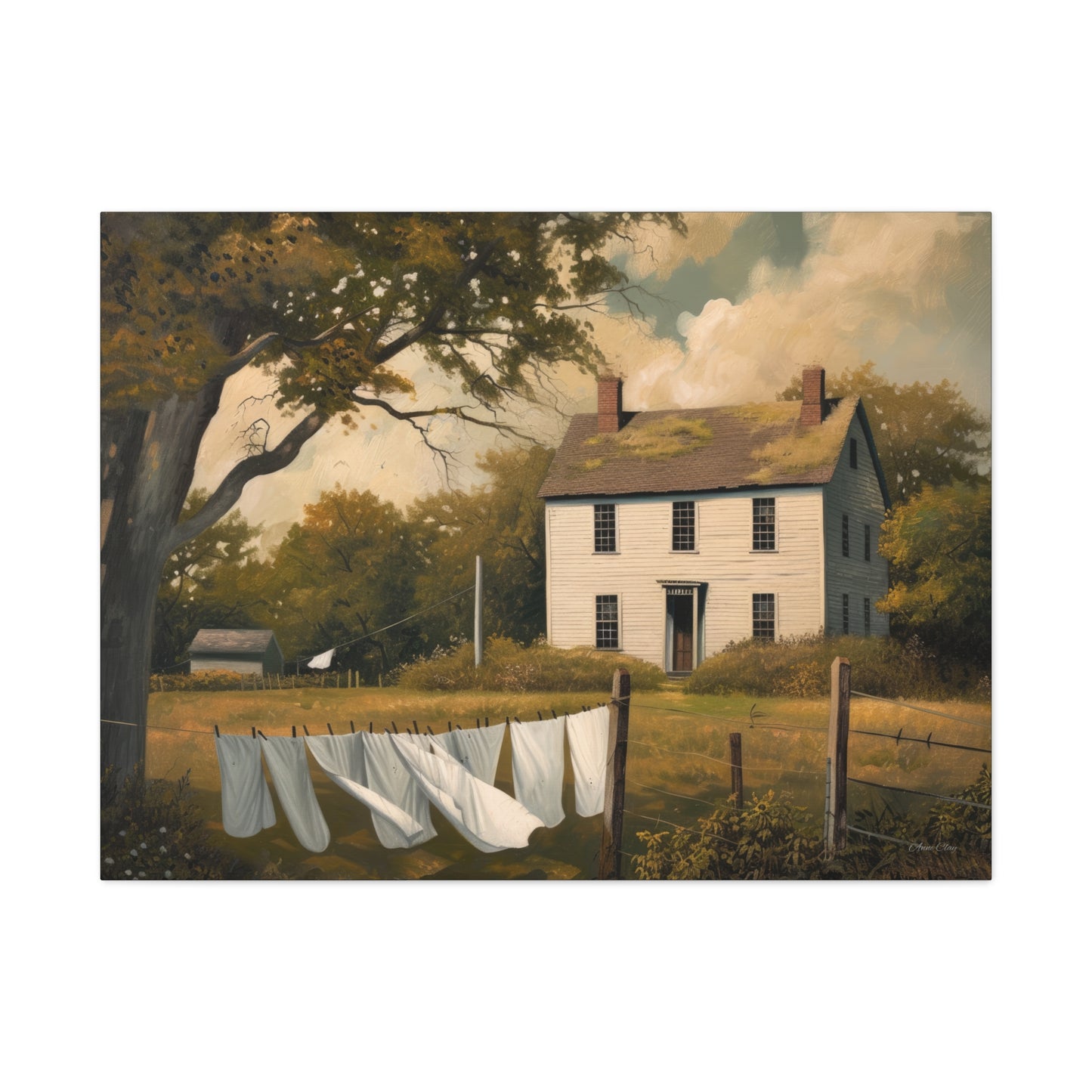 Laundry Day Matte Canvas, Stretched, 1.25"