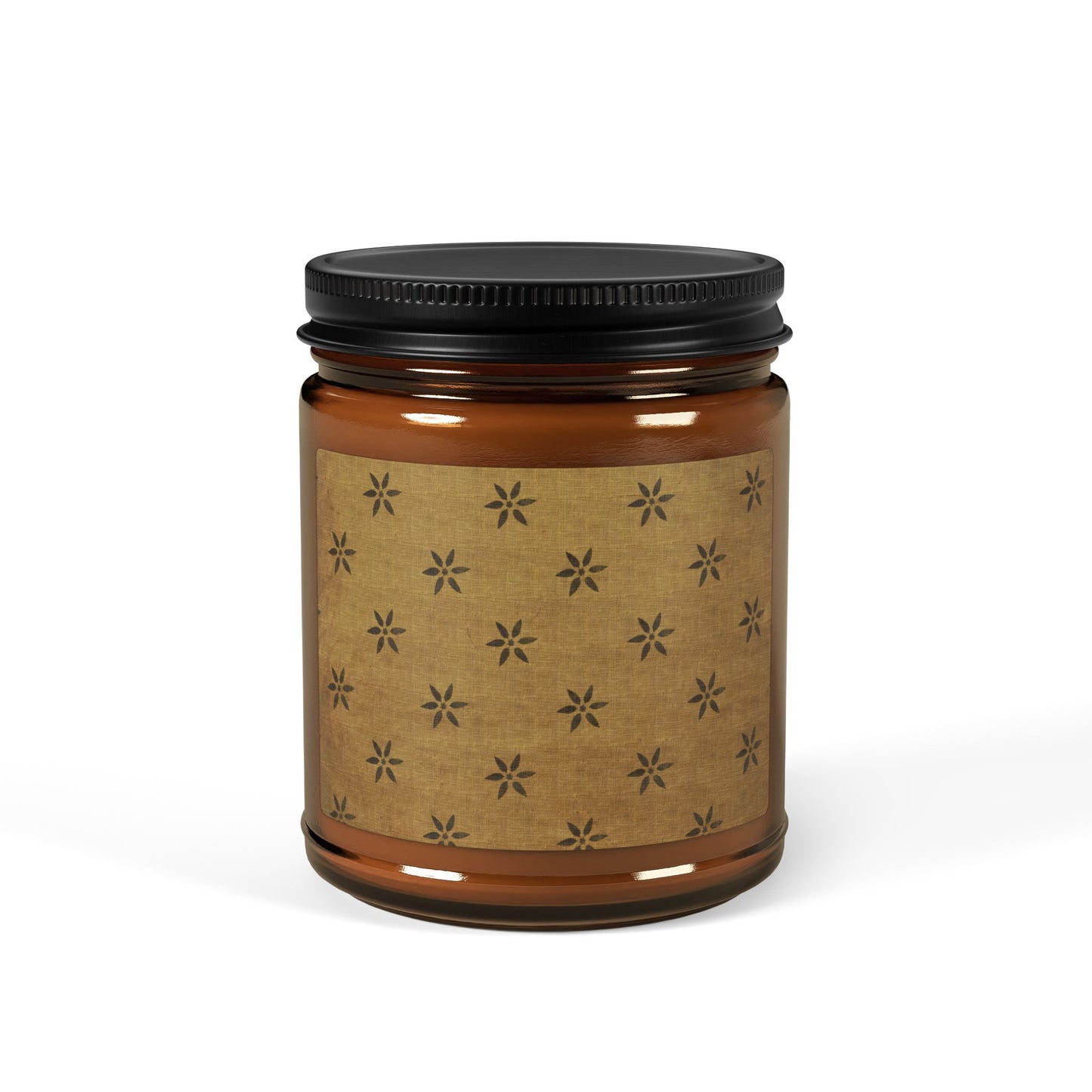 Scented Soy Candle (Multi-Size, Amber Jar)