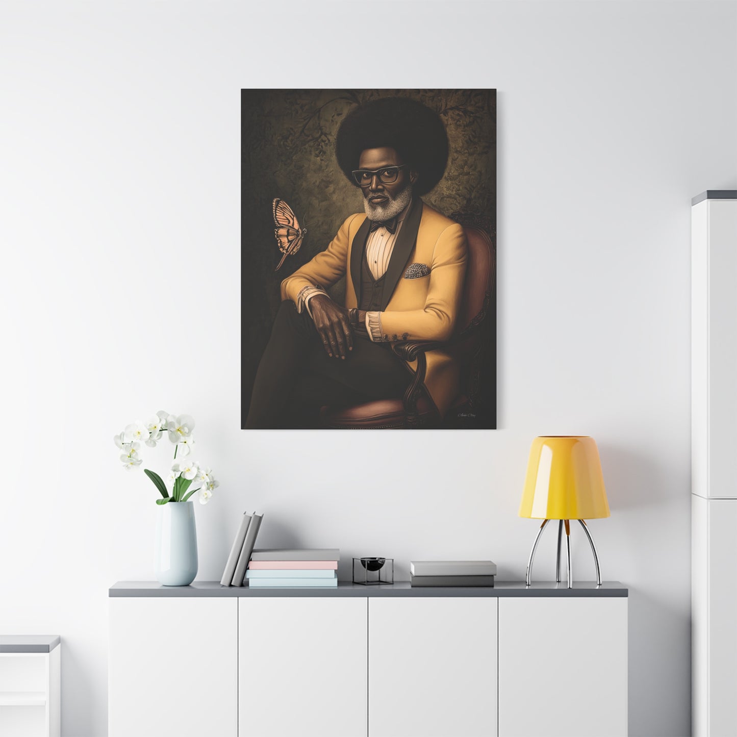 Afro-Victorian Gentleman Portrait | Bellewood Whimsical Historical Art Print