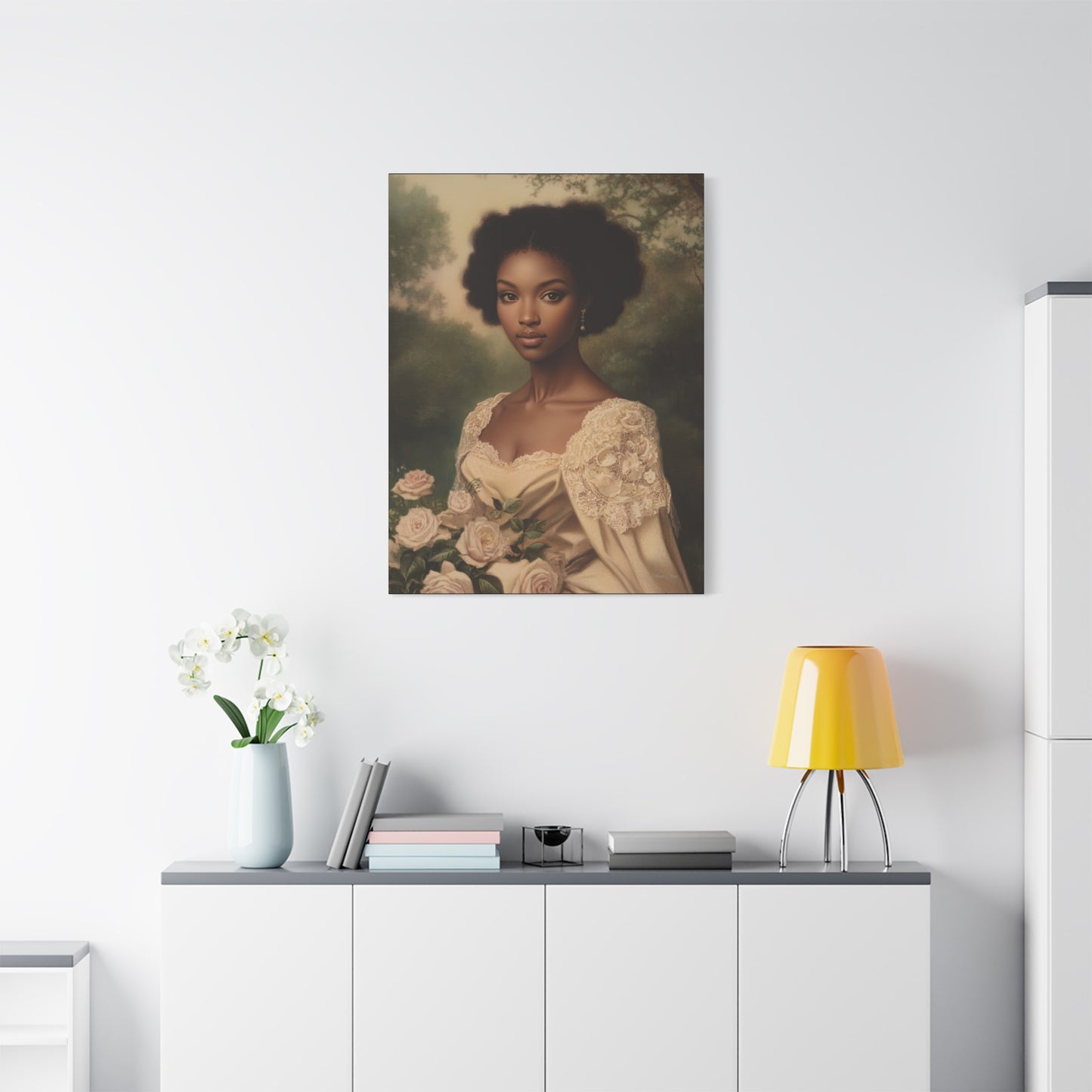 Elegant Floral Canvas Art, Stunning Wall Decor, Home Decor, Bedroom Art, Gift for Her, Wedding Gift, Floral Print