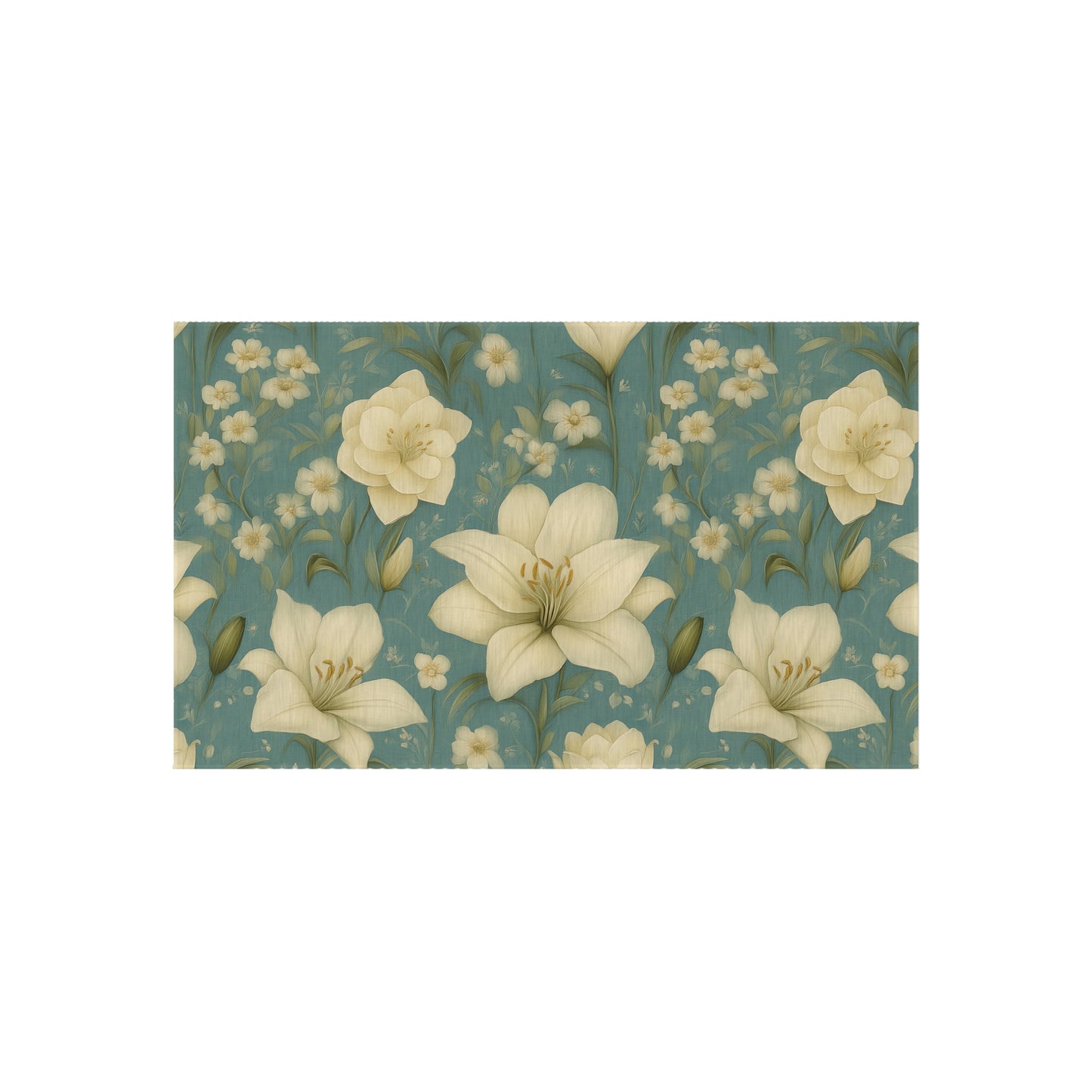 Floral Outdoor Rug for Patios, Boho Garden Mat, Elegant Floor Covering, Spring Decor, Cozy Outdoor Living