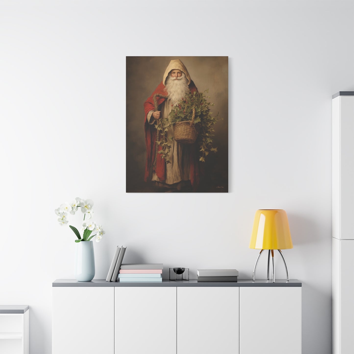 Sharing Santa Matte Canvas, Stretched, 1.25"
