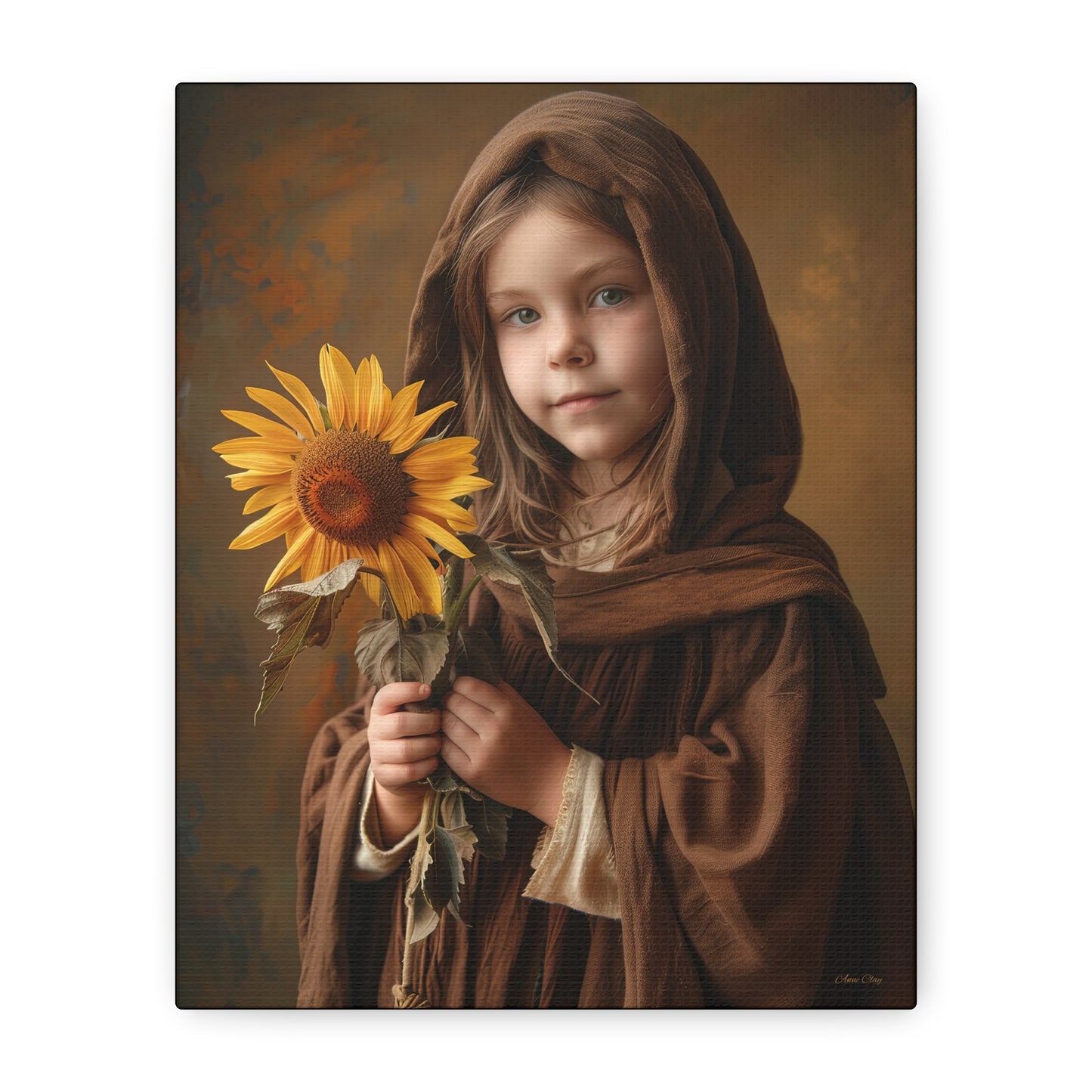 Sandy Sunflower Matte Canvas, Stretched, 1.25"