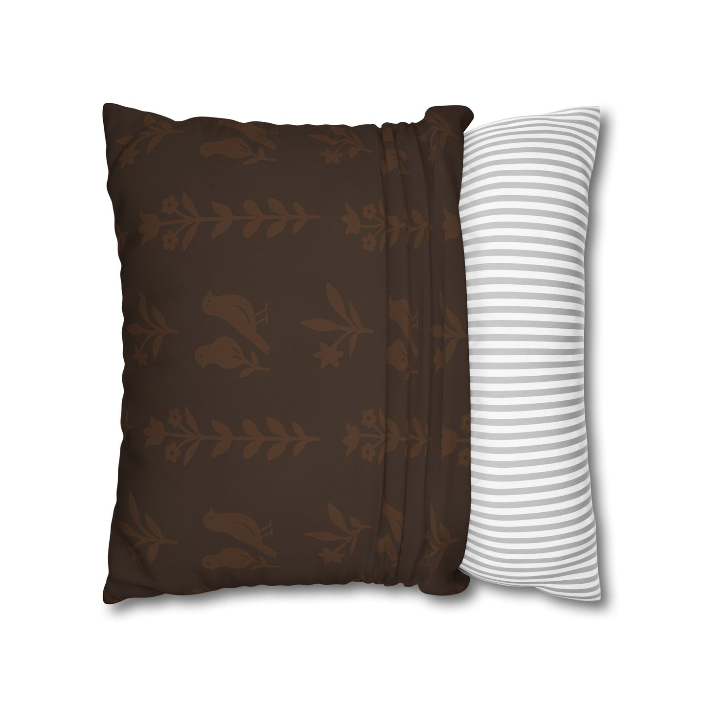 Bohemian Floral Pillowcase, Art Decor Cushion Cover, Cozy Home Accent, Gift for Housewarming, Relaxing Bedroom Decor