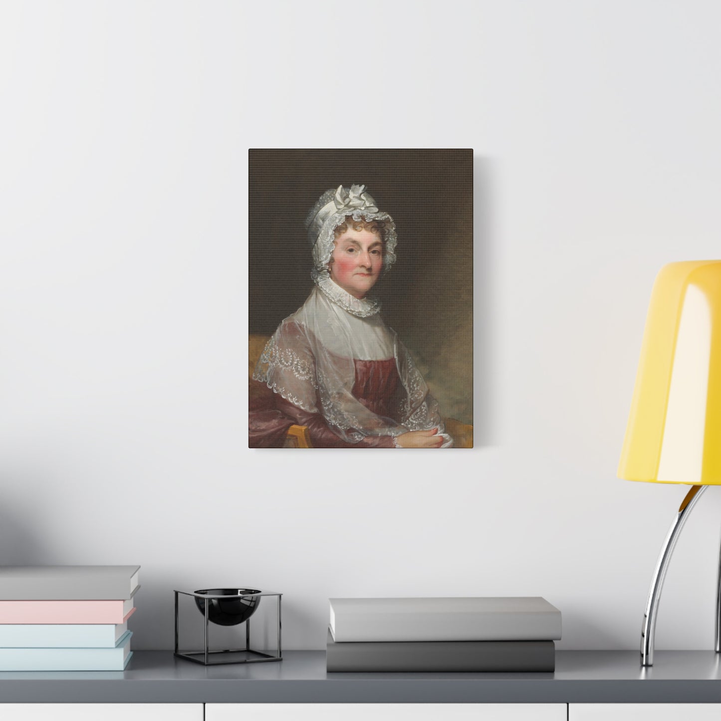 Abigail Adams wife of President John Adams Canvas Wall Art - Elegant Vintage Portrait of a Lady