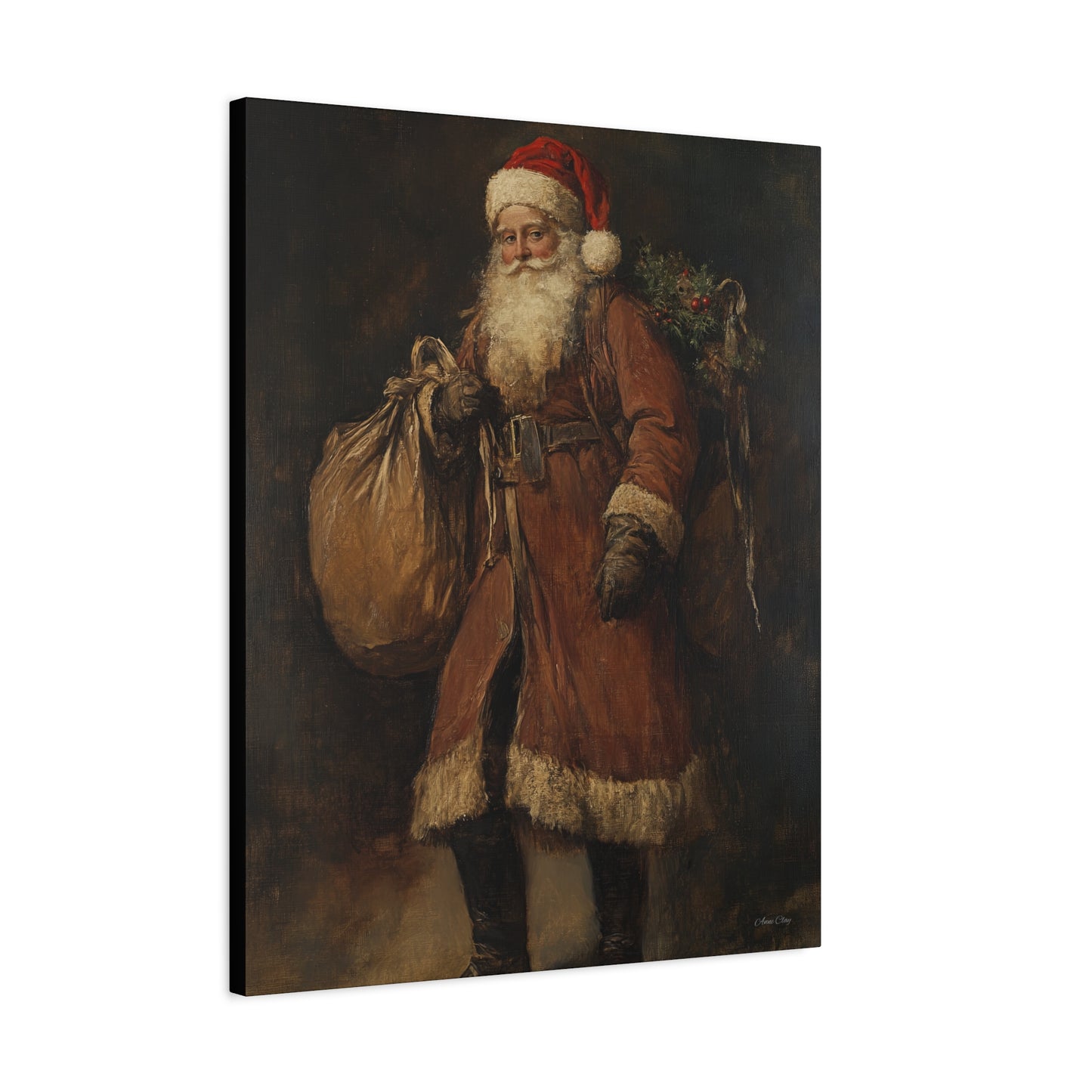 Santa's Journey Matte Canvas, Stretched, 1.25"