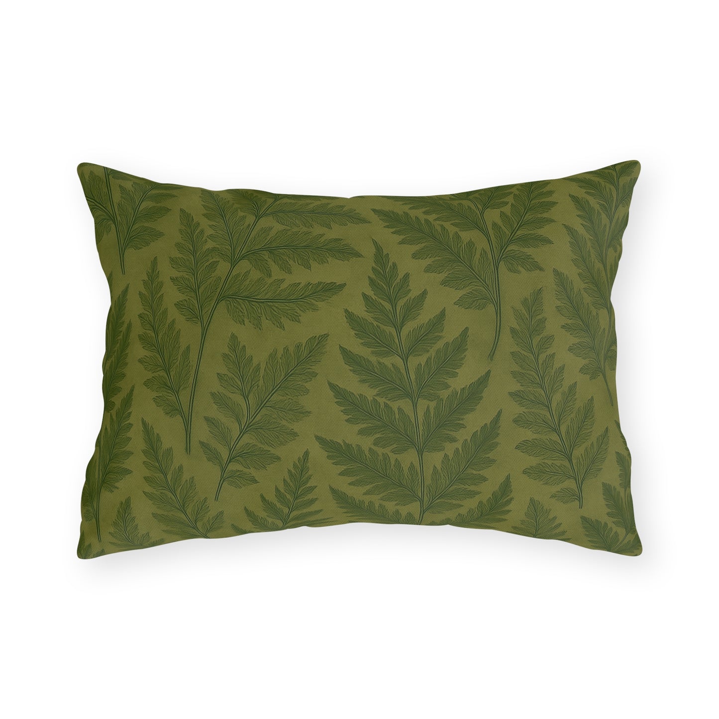 Outdoor Fern Print Pillows - Eco-Friendly Garden Decor, Patio Cushions, Home Accessories, Comfortable Seating, Nature-Inspired Decor