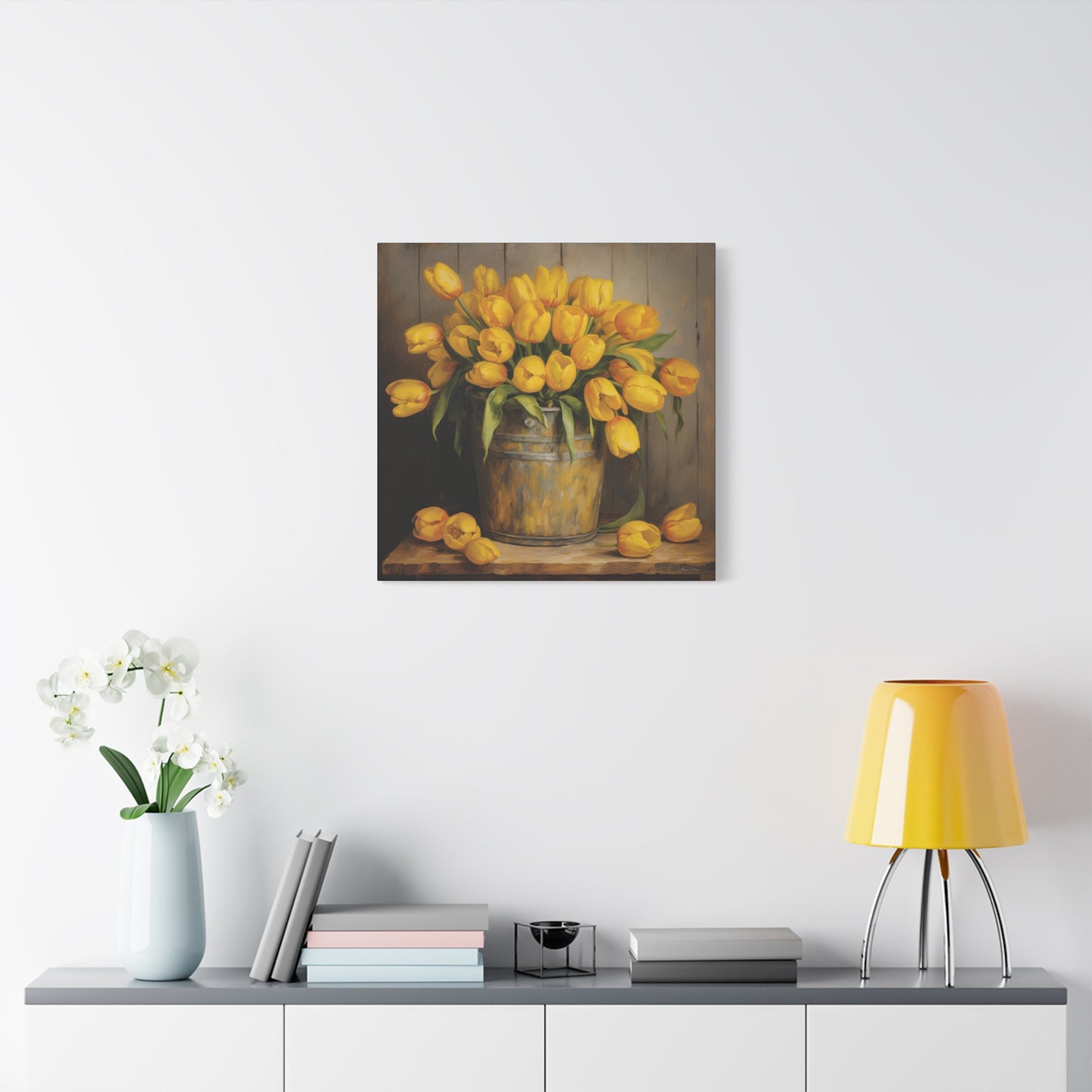 Something Yellow Matte Canvas, Stretched, 1.25"