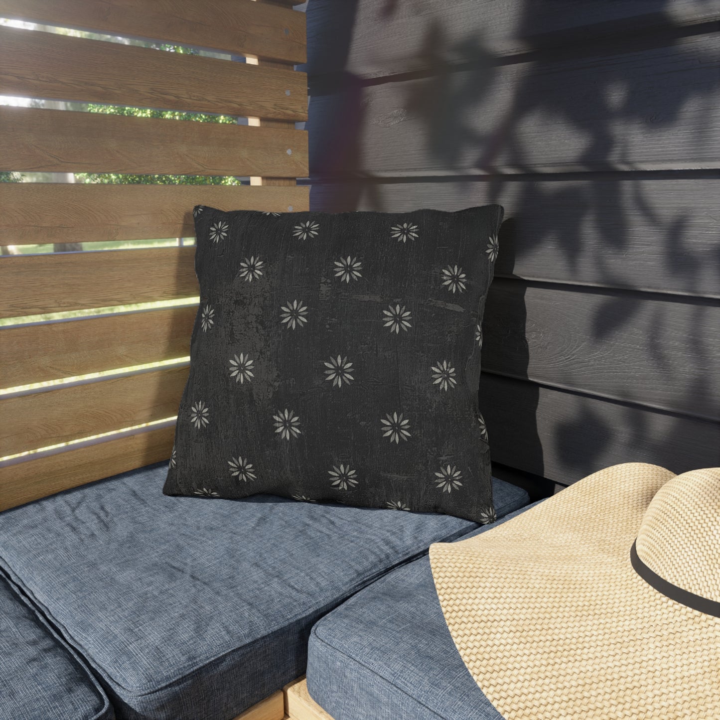 Boho Outdoor Pillows with Floral Design for Cozy Patio Decor