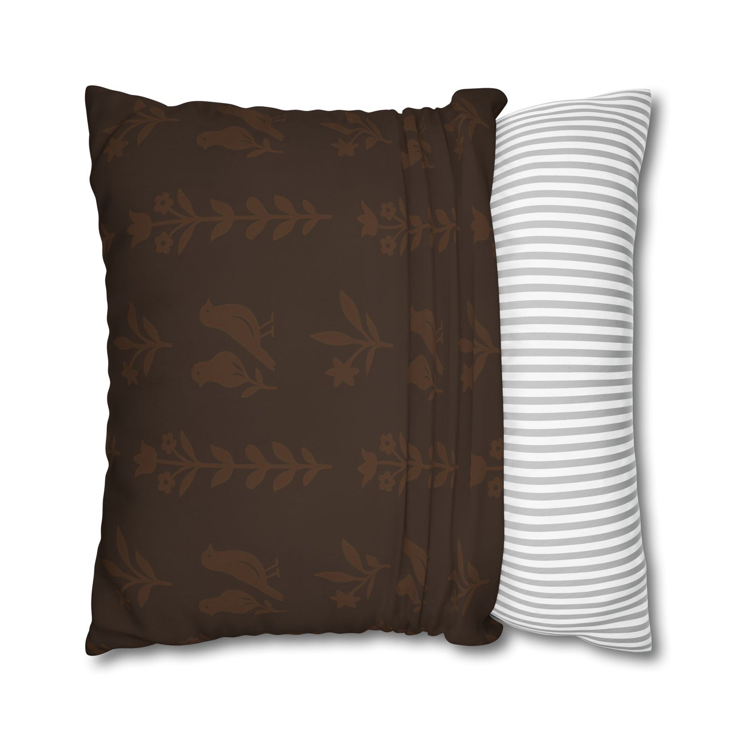 Bohemian Floral Pillowcase, Art Decor Cushion Cover, Cozy Home Accent, Gift for Housewarming, Relaxing Bedroom Decor