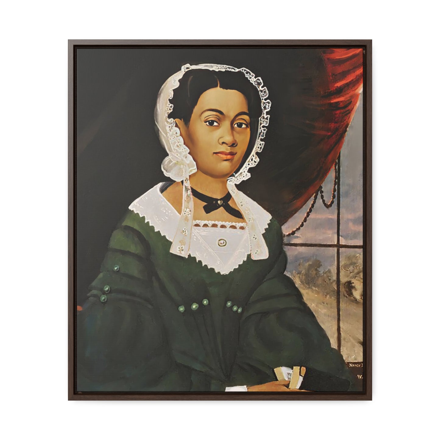 Mrs. Nancy Lawson Gallery Canvas Wraps, Vertical Frame