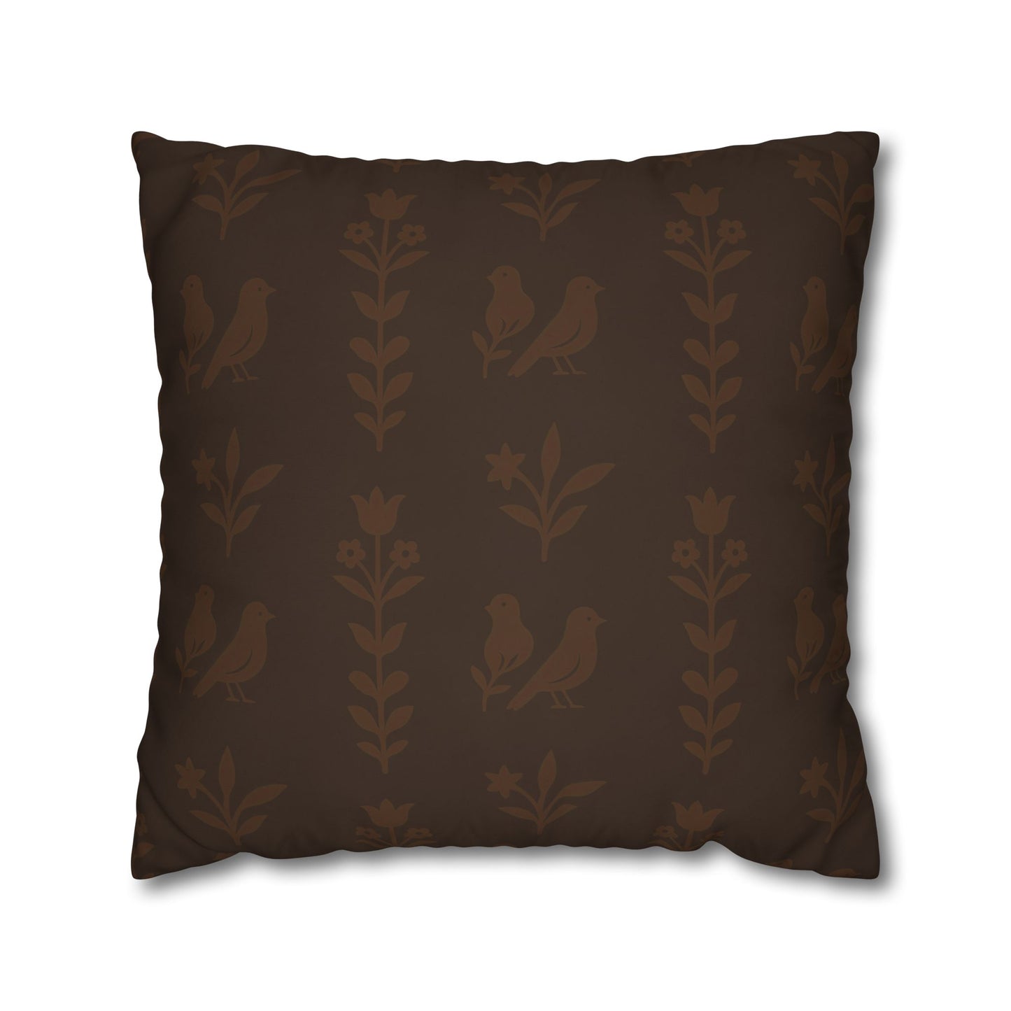 Bohemian Floral Pillowcase, Art Decor Cushion Cover, Cozy Home Accent, Gift for Housewarming, Relaxing Bedroom Decor