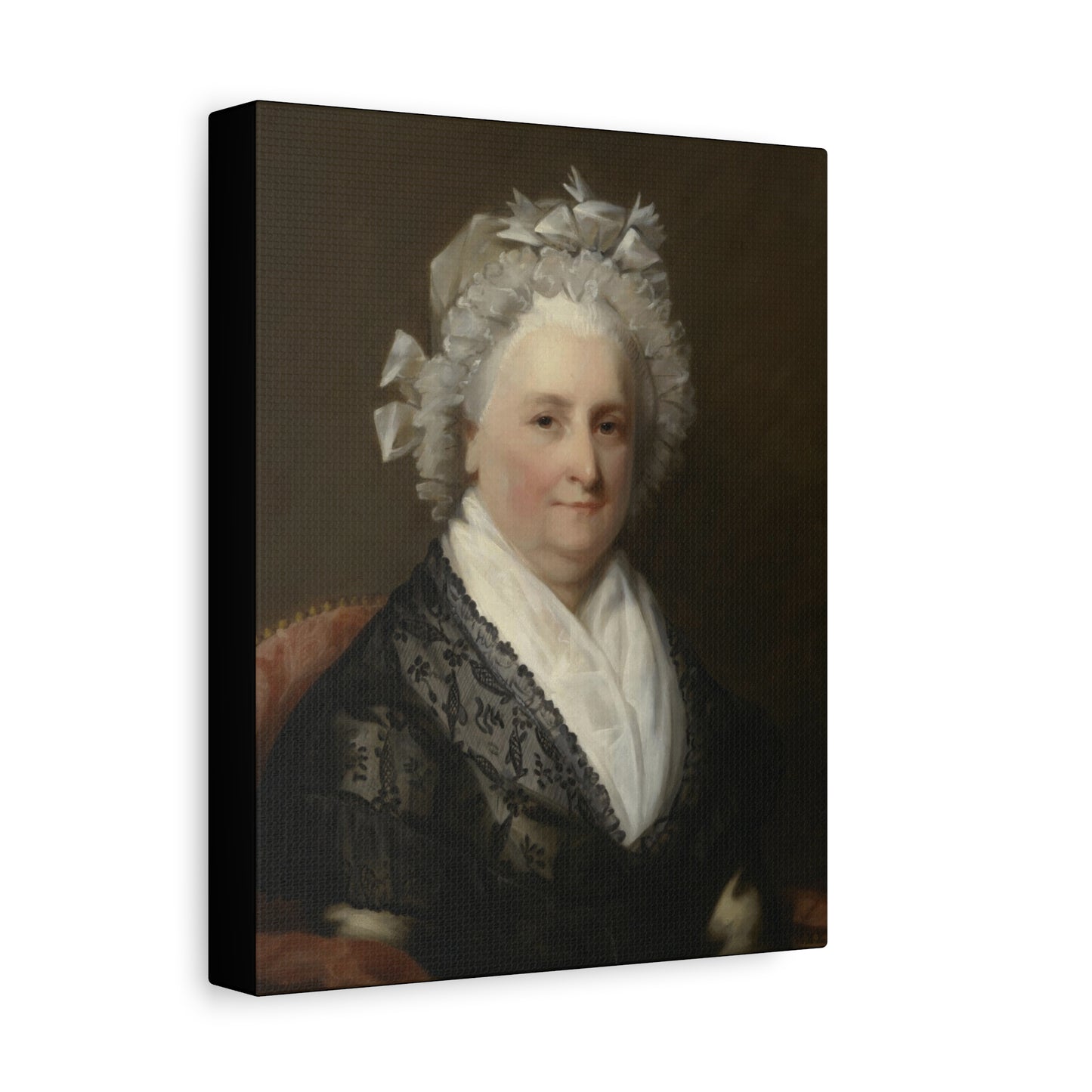 Martha Washington by Gilbert Stuart Classic Portrait Canvas Print - Elegant Home Décor Artwork