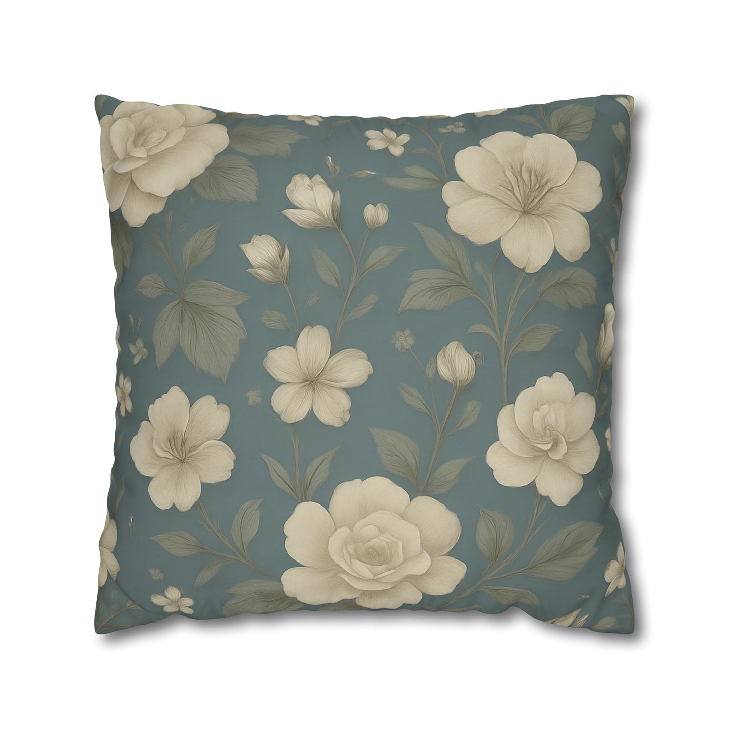 Floral Throw Pillow, Cozy Home Décor, Gift for Her, Vintage Cushion, Living Room Accent, Wedding Decor, Boho Pillows