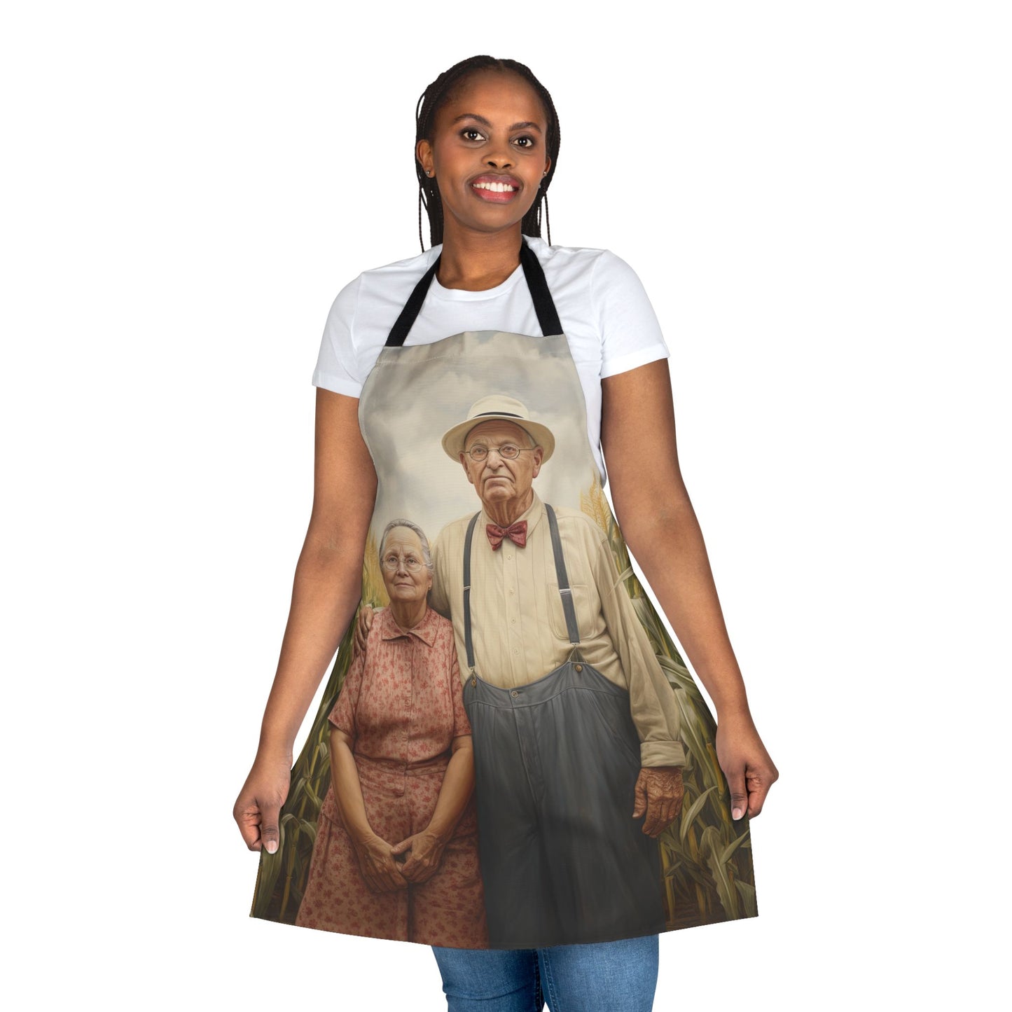 Farm Couple Apron Perfect Gift for Family Gatherings and Cooking Enthusiasts
