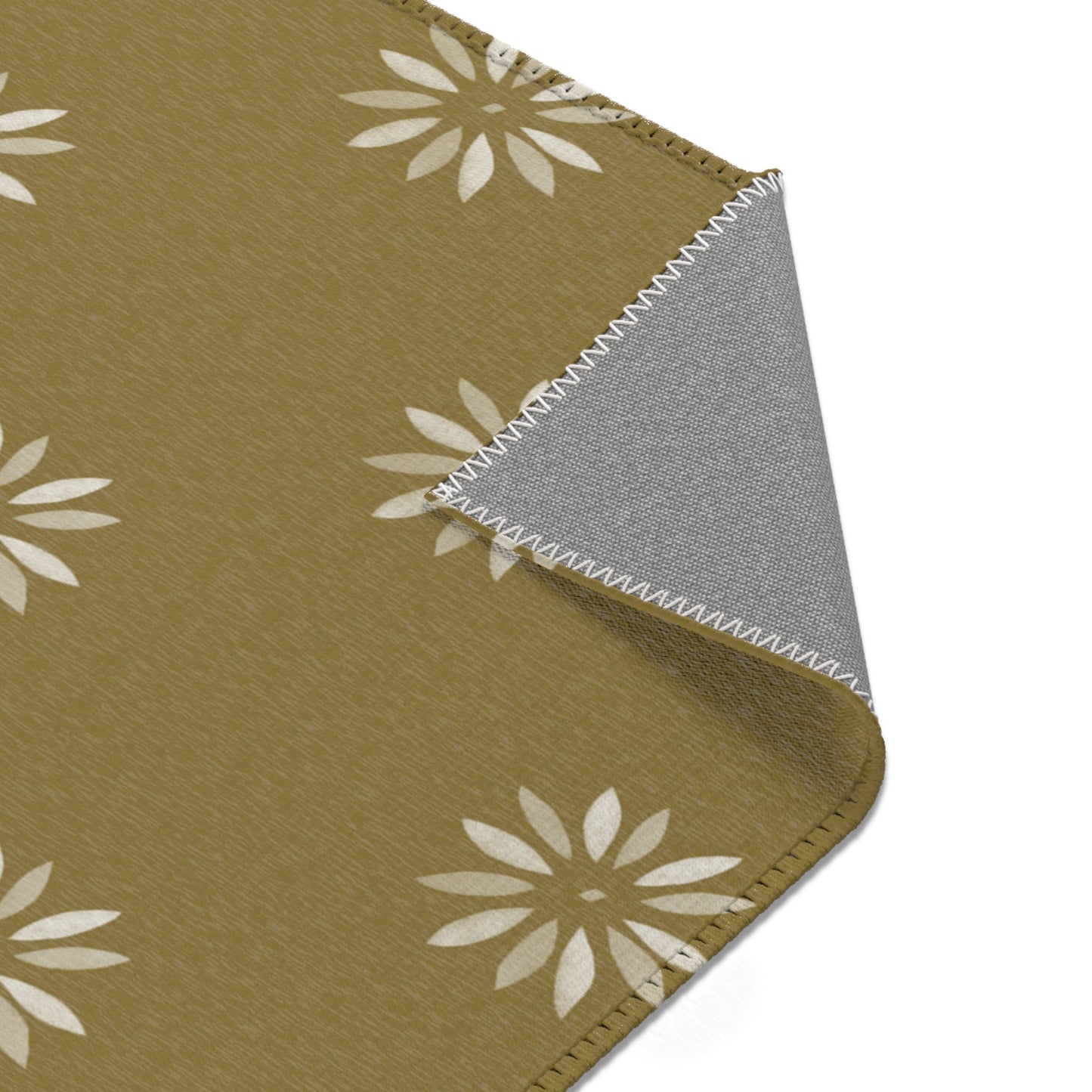 Cream on light greenish/ Gold Area Rugs