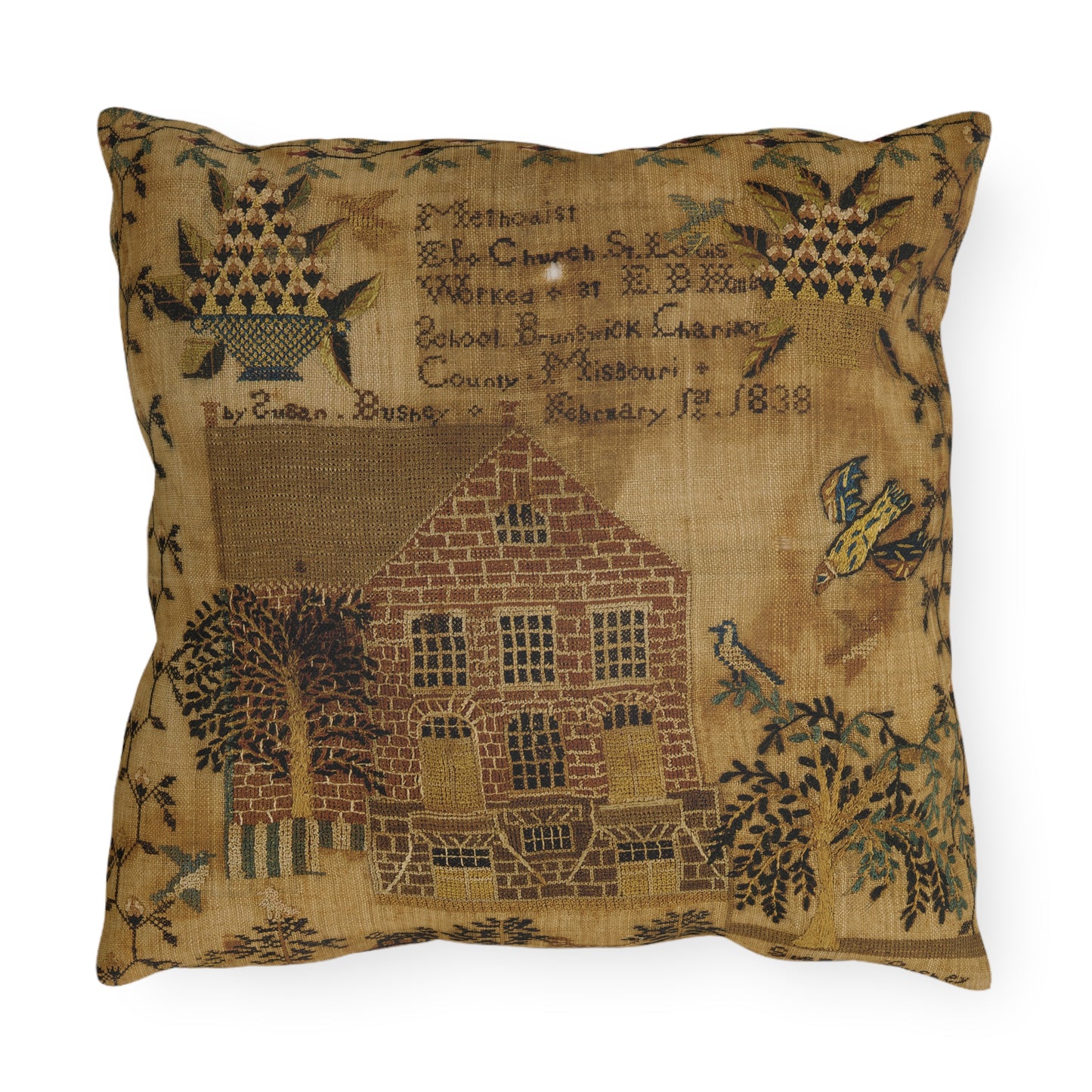 Gritty Prim Outdoor Pillows