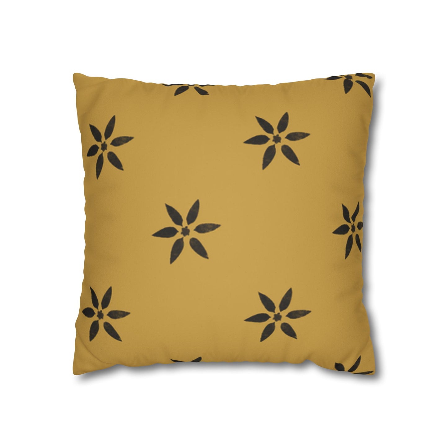 Faux Suede Square Pillowcase