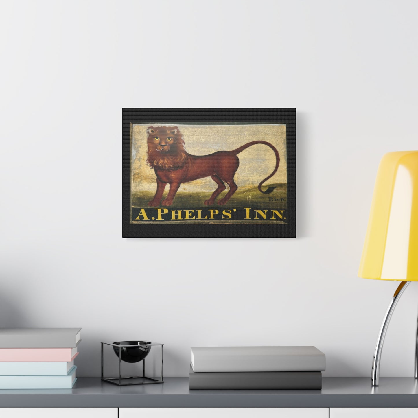 A. Phelps Inn Matte Canvas, Stretched, 1.25"