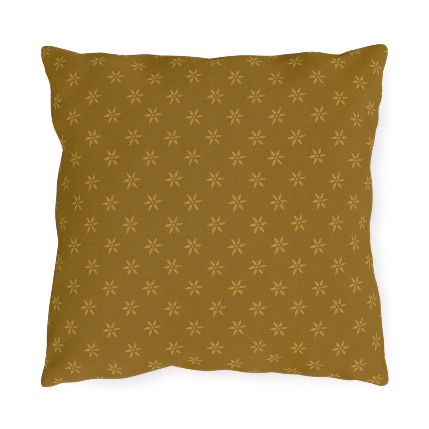 Bohemian Peace Outdoor Pillow - Floral Design for Relaxing Spaces