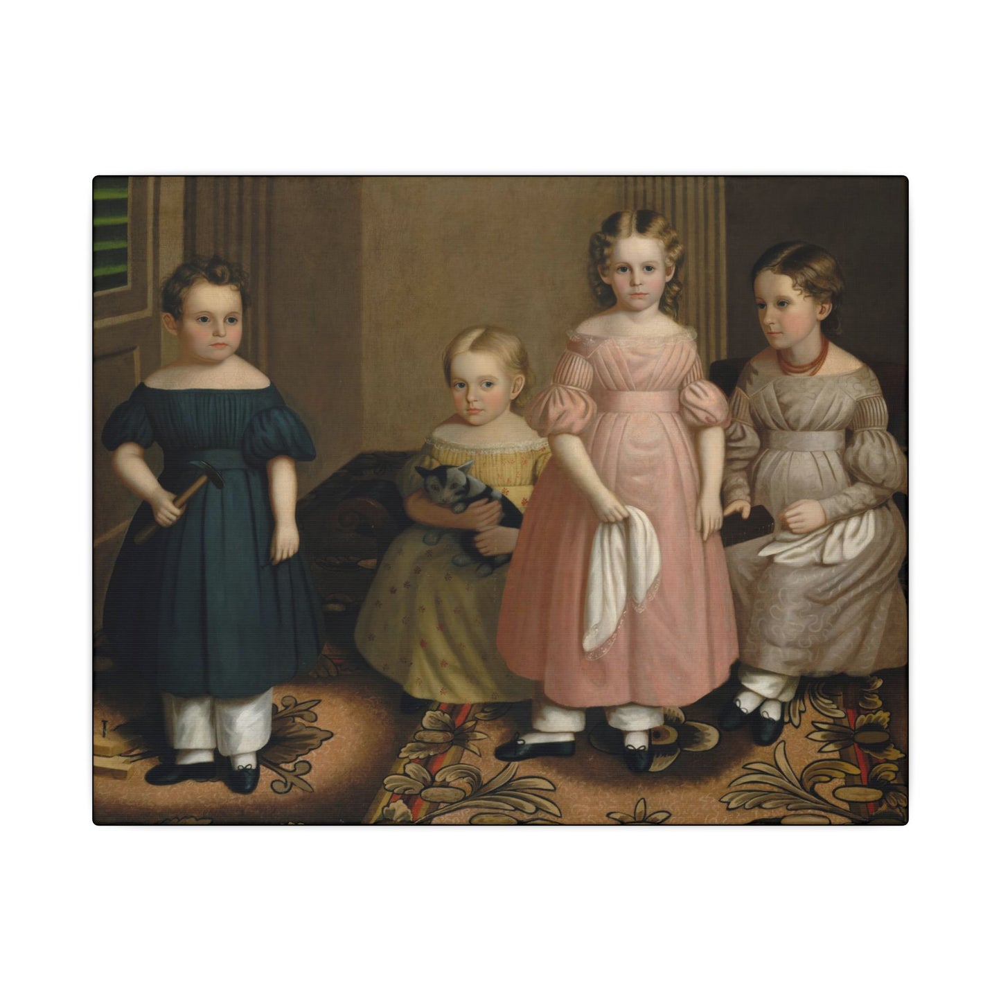 The Alling Children Matte Canvas, Stretched, 0.75"