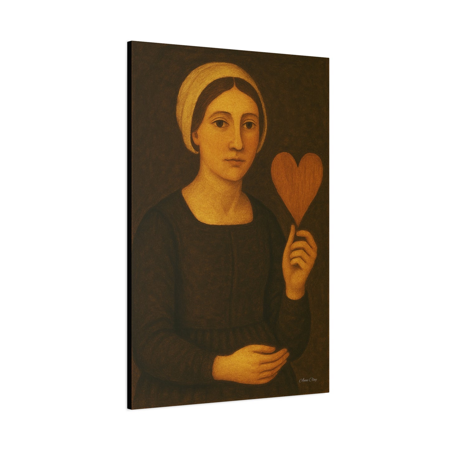 Heartwarming Stretched Canvas Wall Art, Vintage Decor, Gift for Home, Wall Tapestry, Heartfelt Art Piece, Unique Artwork