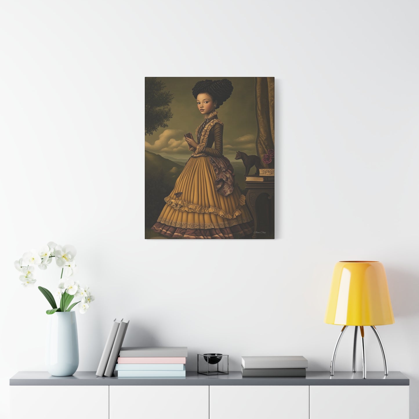 Elegant Art Canvas Print, Home Decor, Gifting, Wall Art, Vintage Style