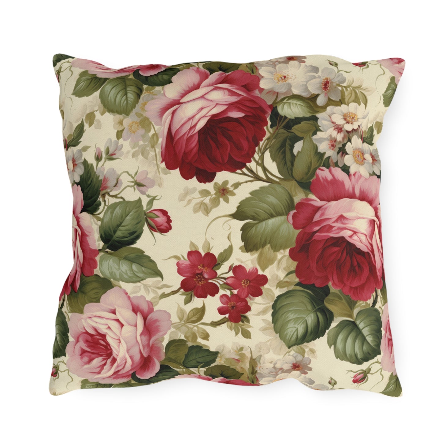 Classic Roses Outdoor Pillows